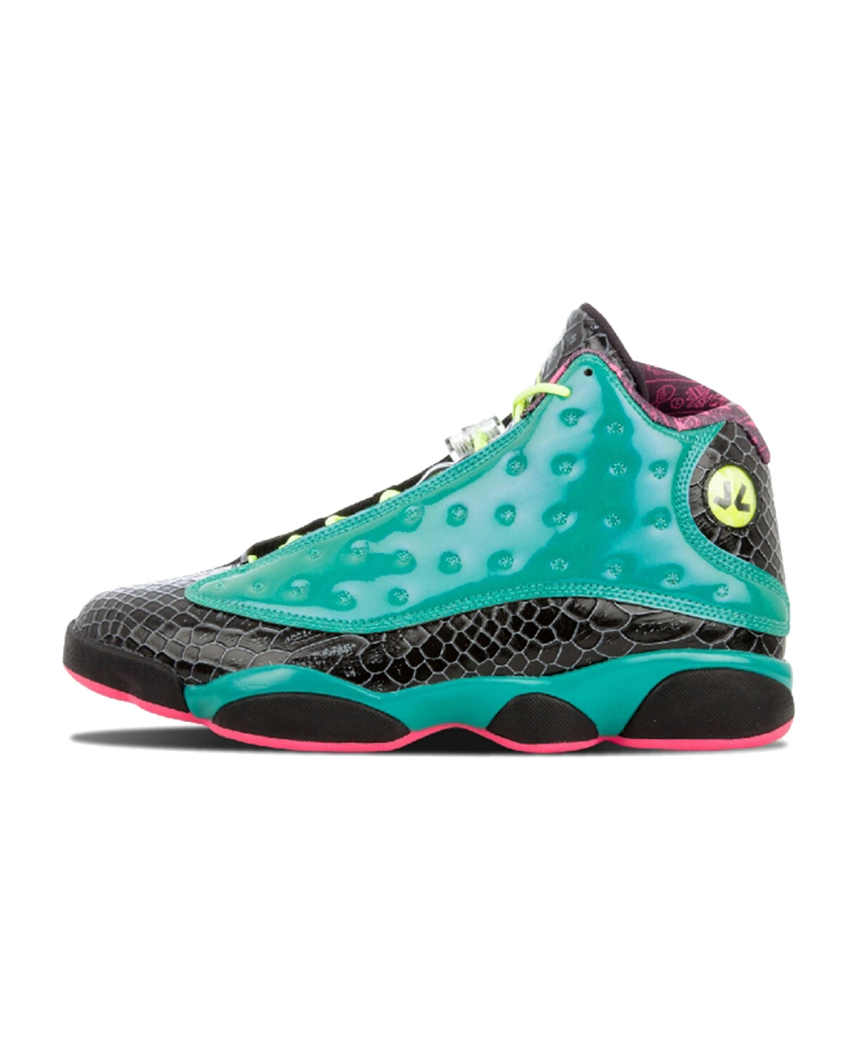 Jordan Air Jordan 13 Retro Doernbecher мужские спортивные кроссовки с амортизацией черно-зеленые картинка