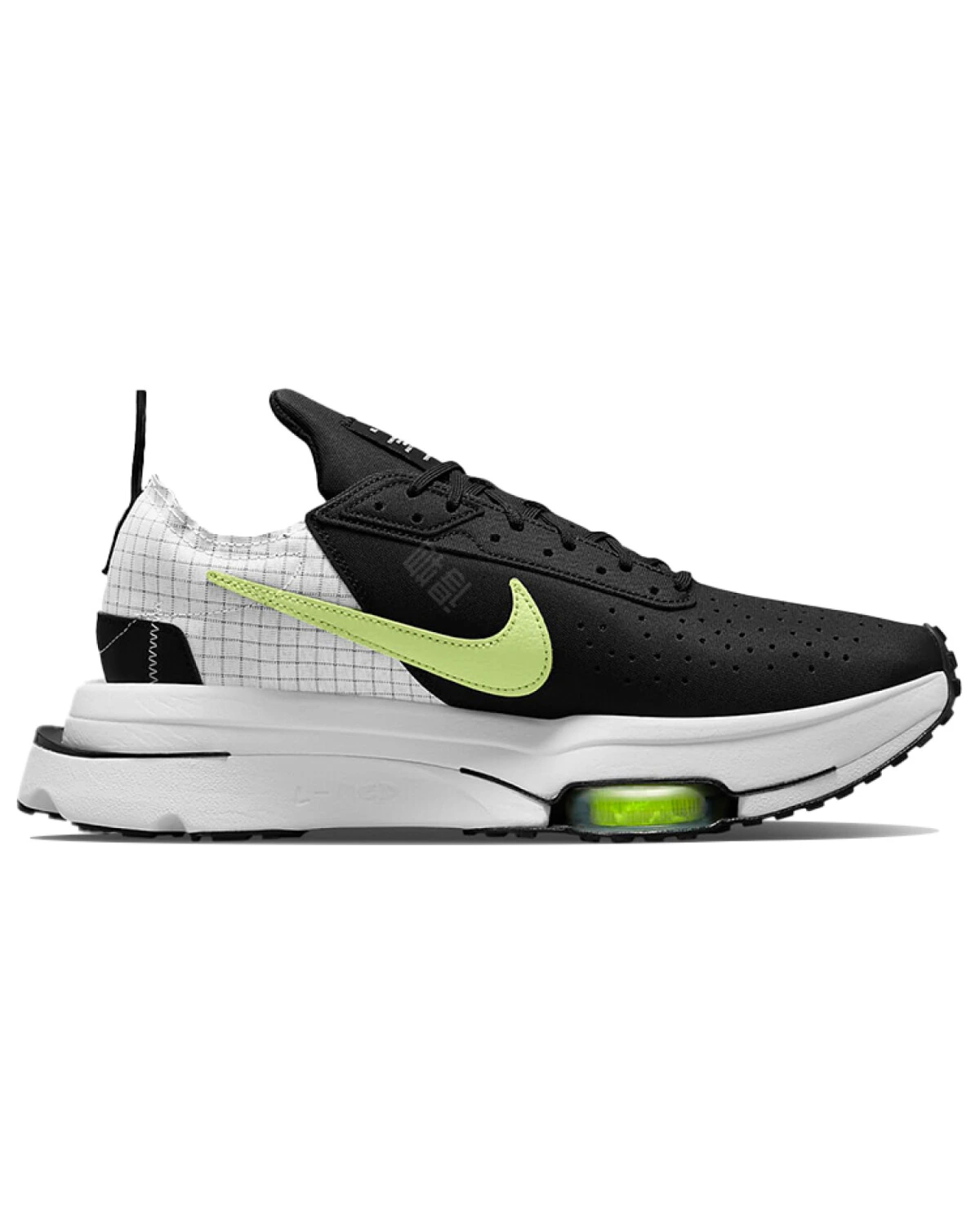 Nike Air Zoom type Fuse мужские кроссовки повседневные черно-серо-зеленые картинка