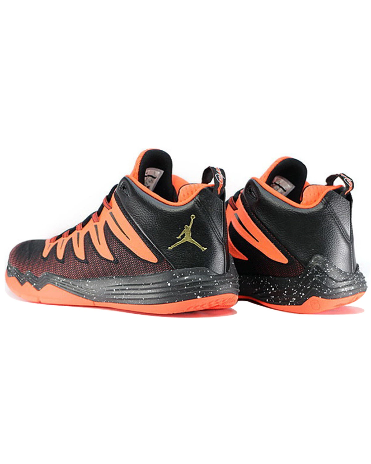 Jordan CP3 9 мужские баскетбольные кроссовки черно-оранжевые с амортизацией картинка