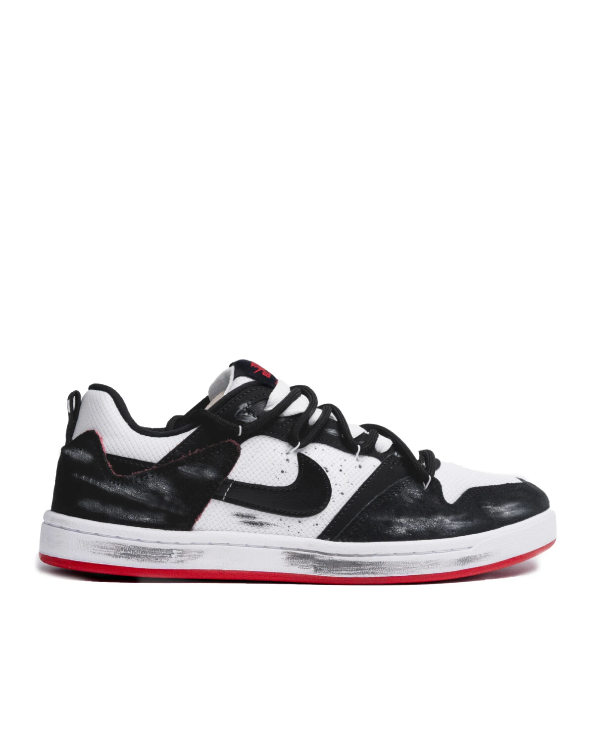 Nike SB Alleyoop unisex кроссовки черно-белые с амортизацией картинка