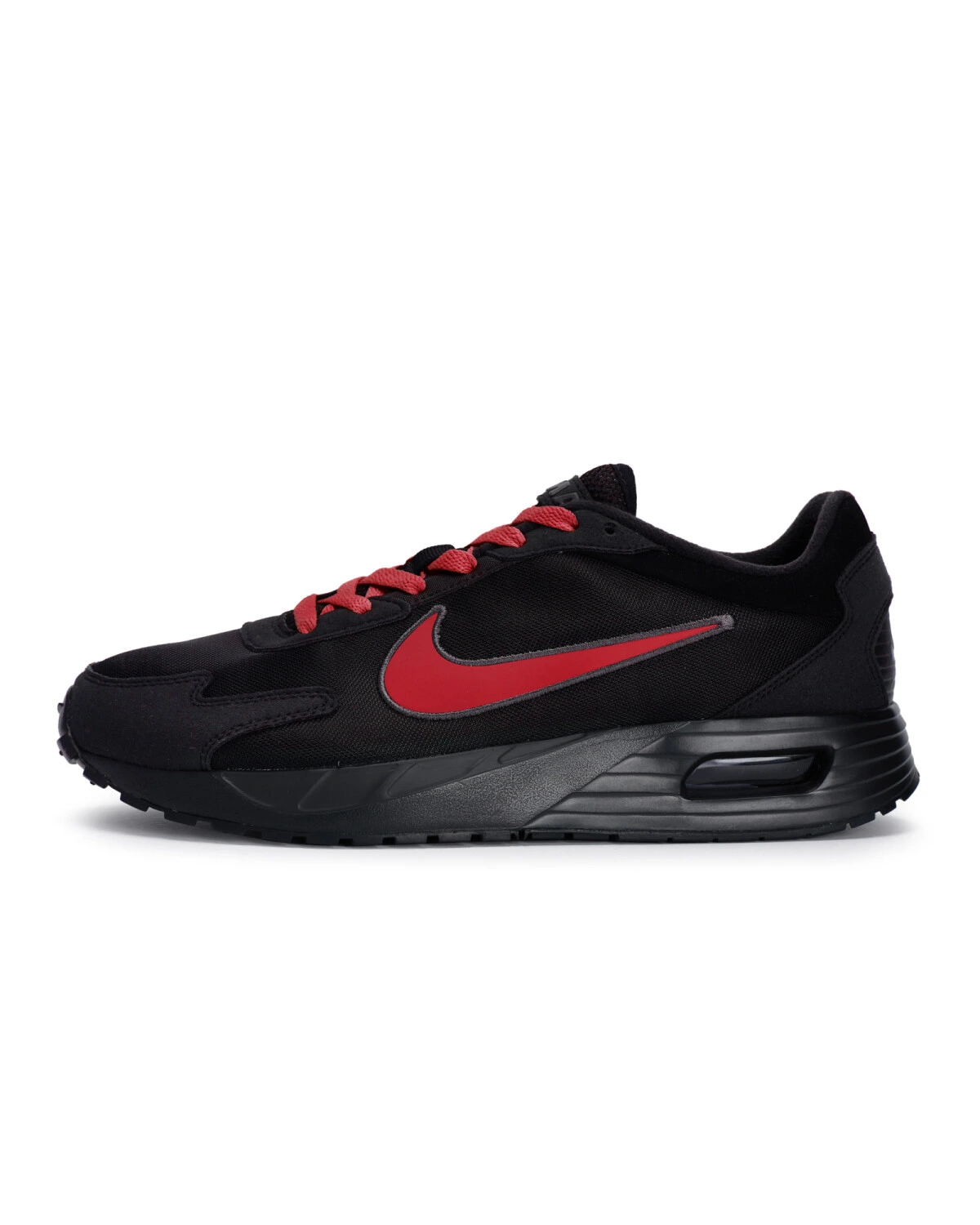 Nike Air Max Solo мужские повседневные кроссовки черно-красные с противоскользящей подошвой картинка