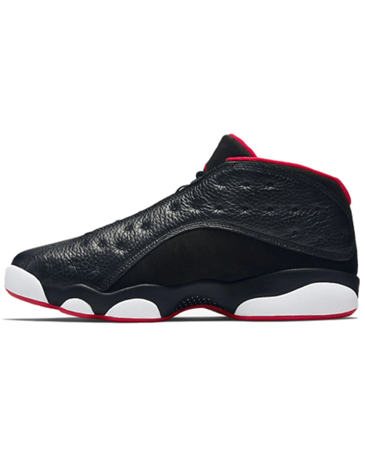 Jordan Air Jordan 13 Retro Low Bred мужские кроссовки черно-красные кожаные картинка