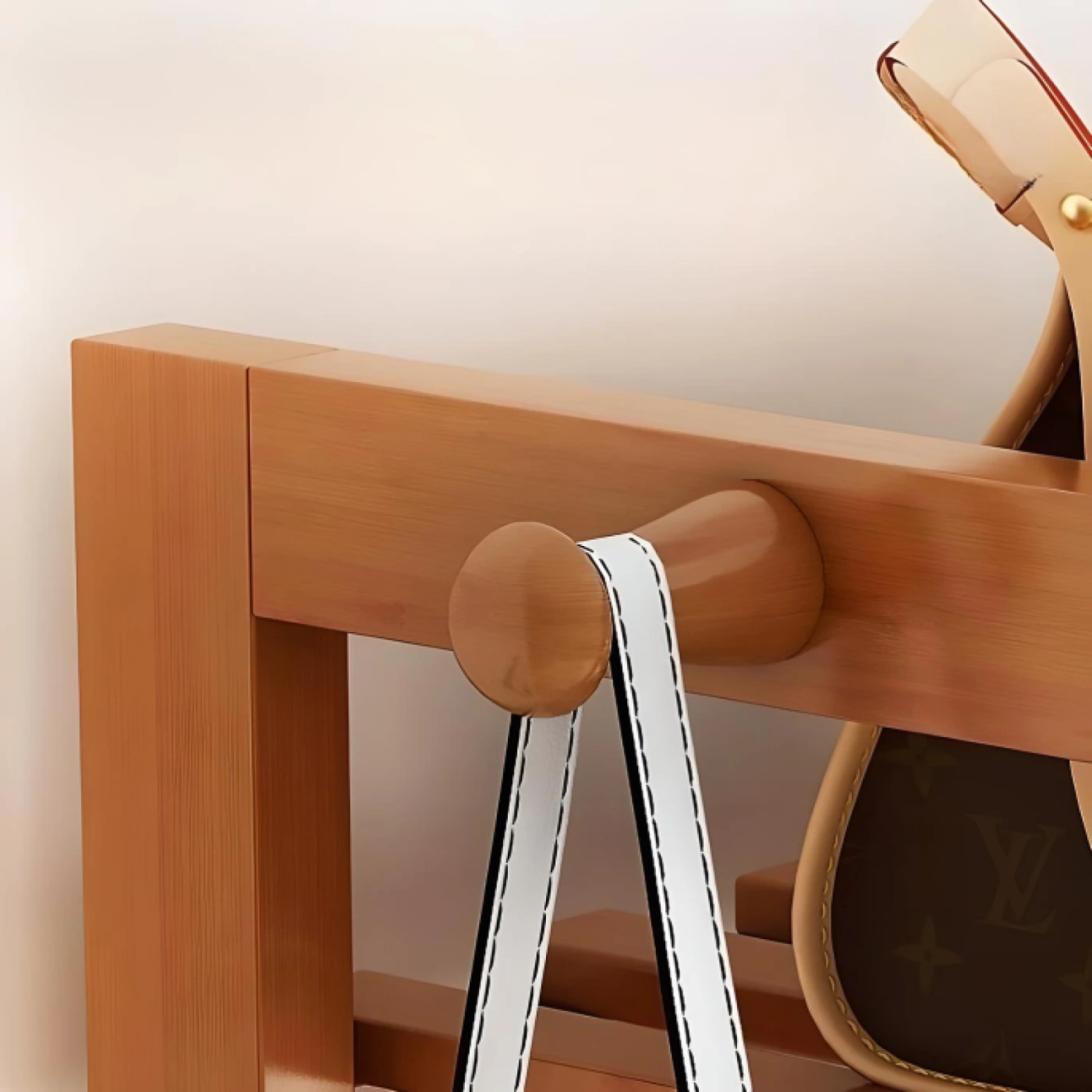 Напольная вешалка для одежды (темно-коричневый) картинка