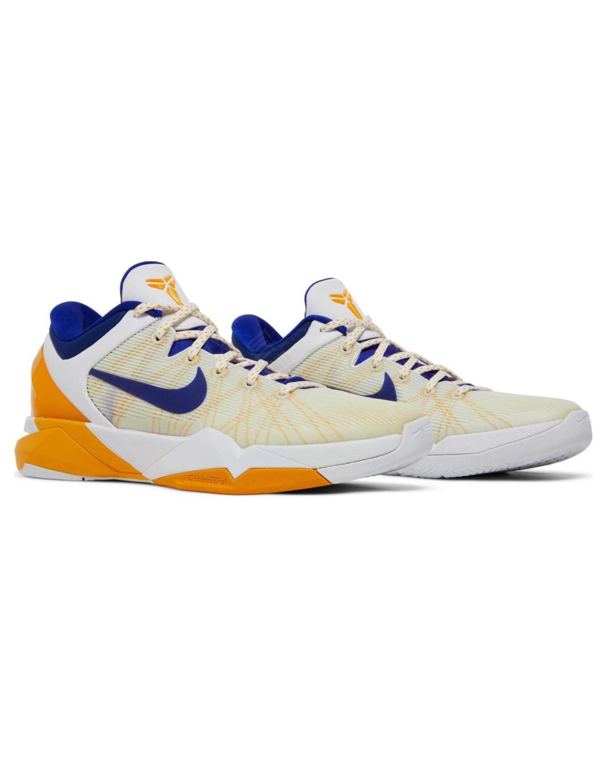 Nike Zoom Kobe 7 Lakers Home мужские баскетбольные кроссовки белые легкие картинка