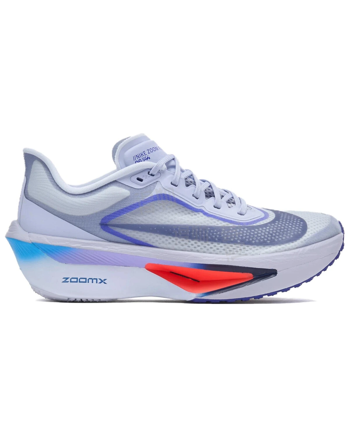 Nike Zoom Fly 6 мужские кроссовки для бега серо-голубые с амортизацией и поддержкой картинка