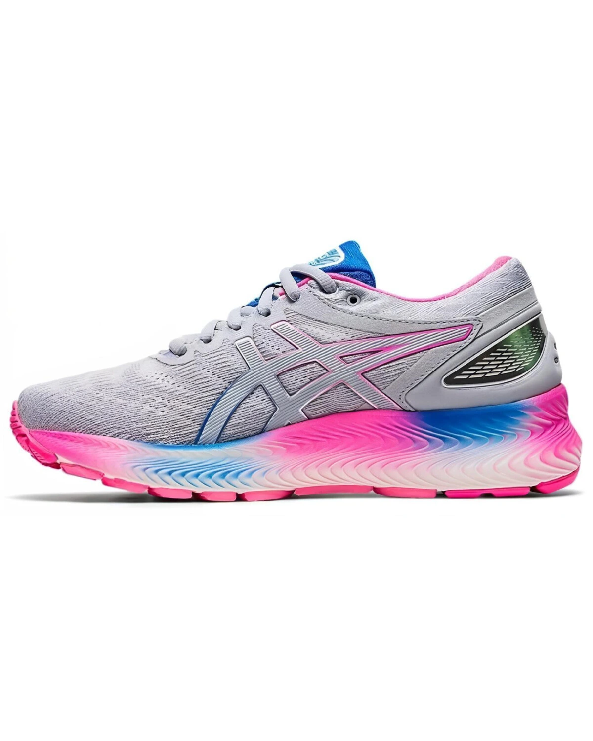 Asics Gel-Nimbus Lite женские кроссовки для бега серо-розовые картинка