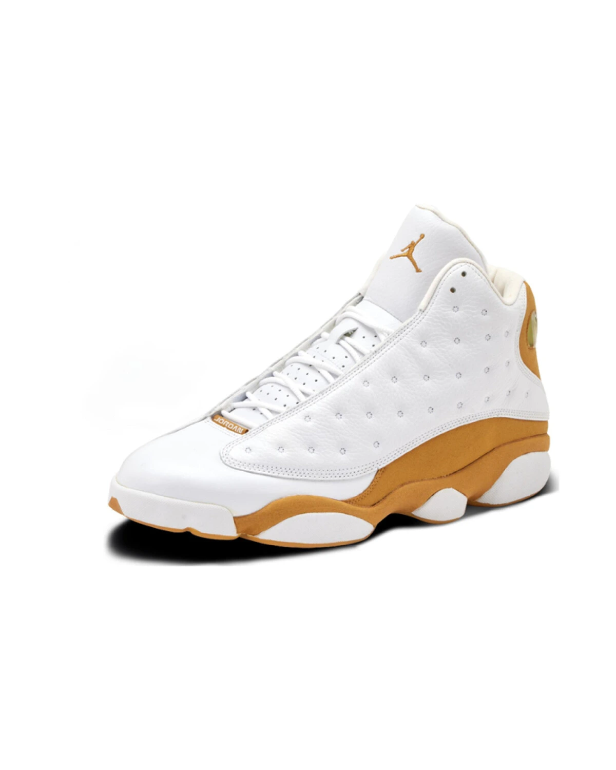 Jordan Air Jordan 13 Retro Wheat мужские кроссовки высокие чёрно-жёлтые картинка