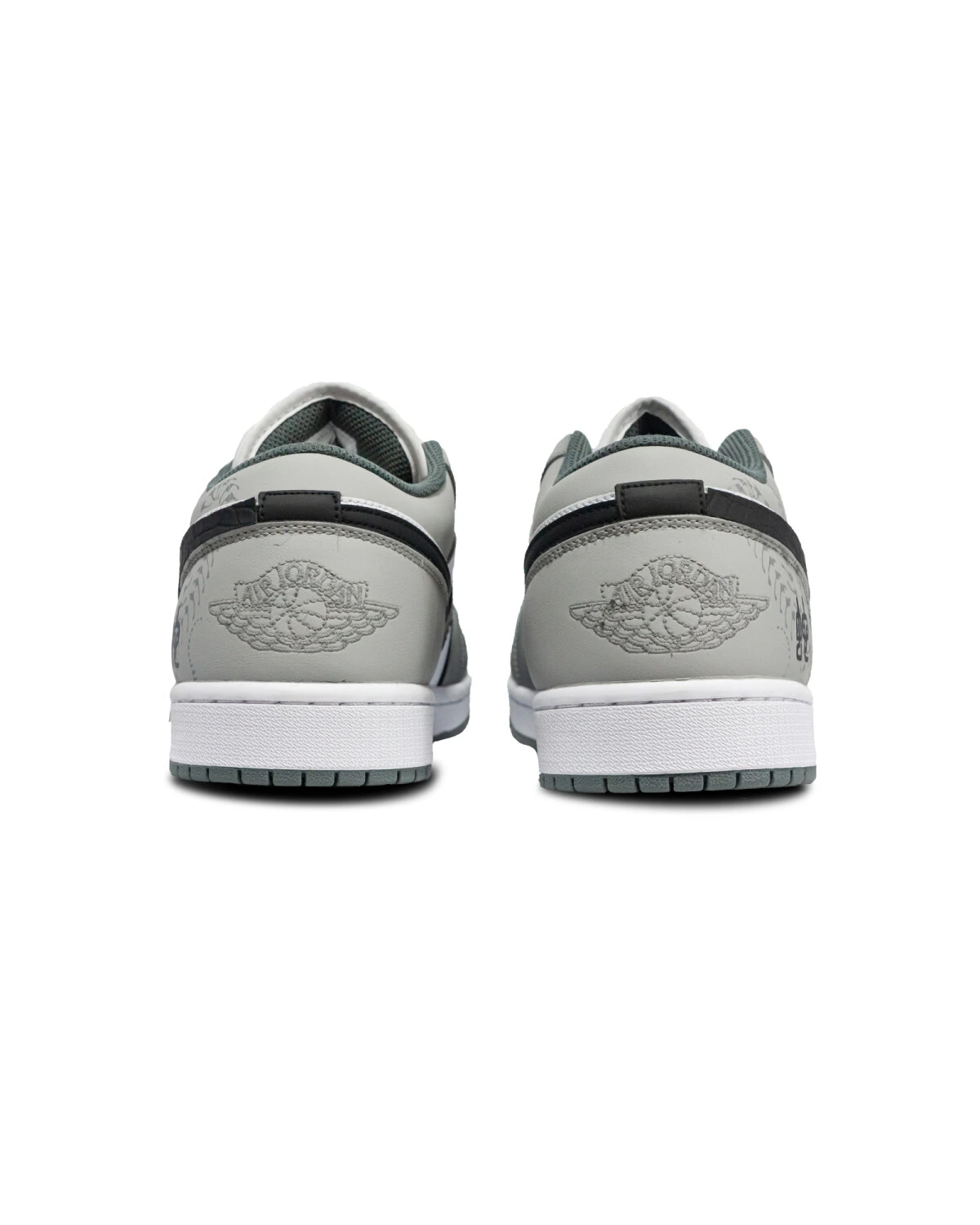 Jordan Air Jordan 1 унисекс кроссовки противоскользящие светло-серые картинка