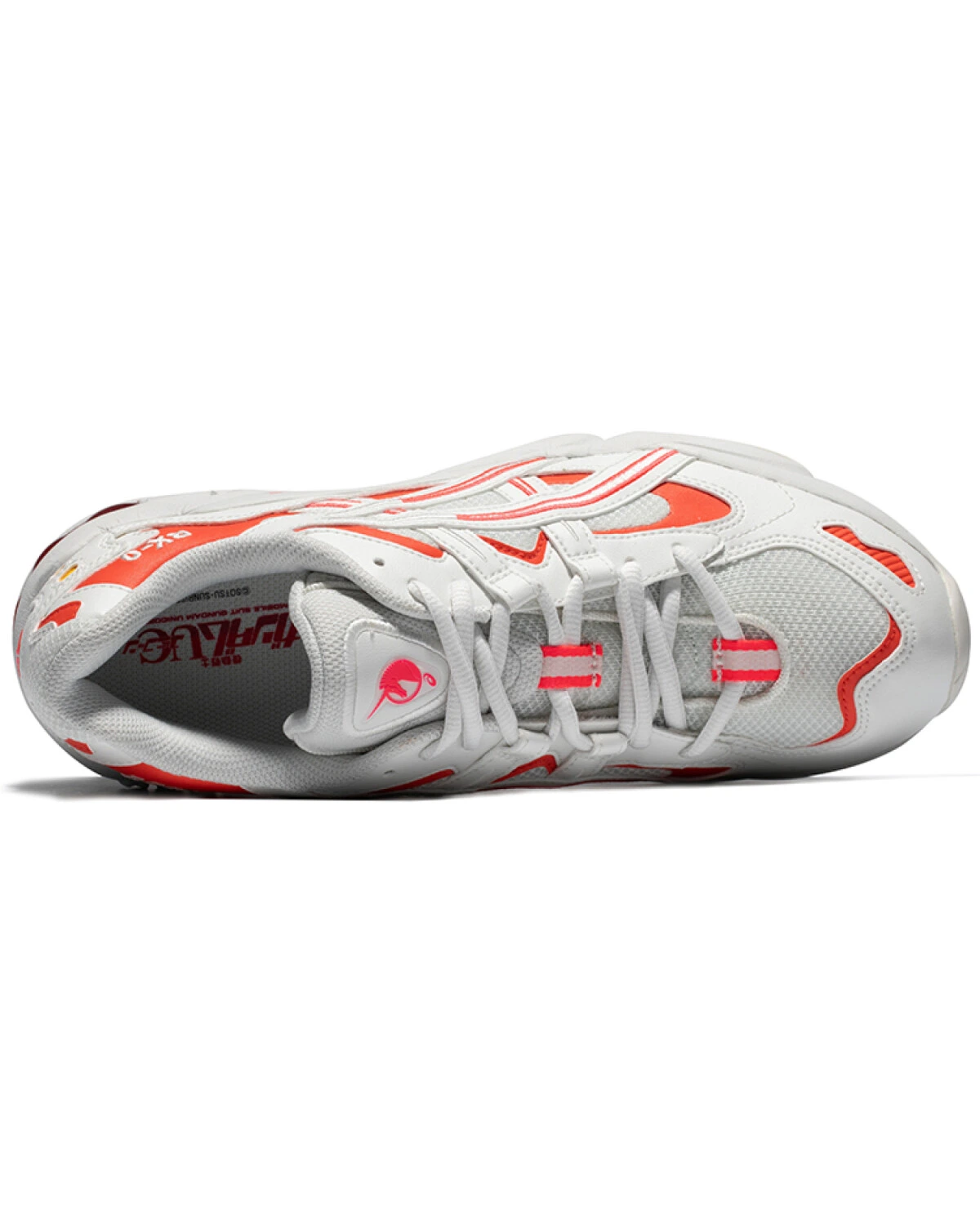 Asics Gel-Kayano 5 OG Gundam унисекс кроссовки белые с оранжевыми акцентами картинка