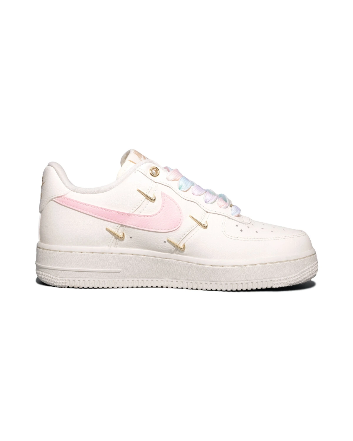 Nike Air Force 1 женские кроссовки белые с цветочным принтом картинка