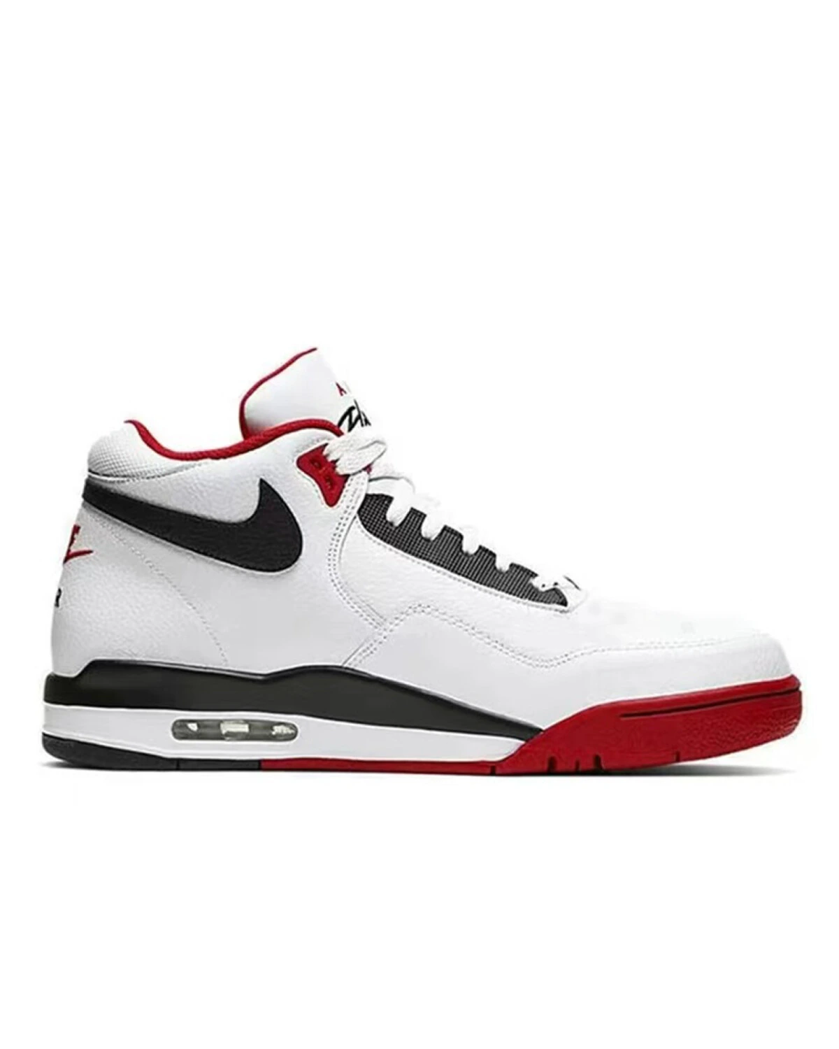 Nike Flight Legacy мужские спортивные кроссовки средние красно-белые с амортизацией картинка