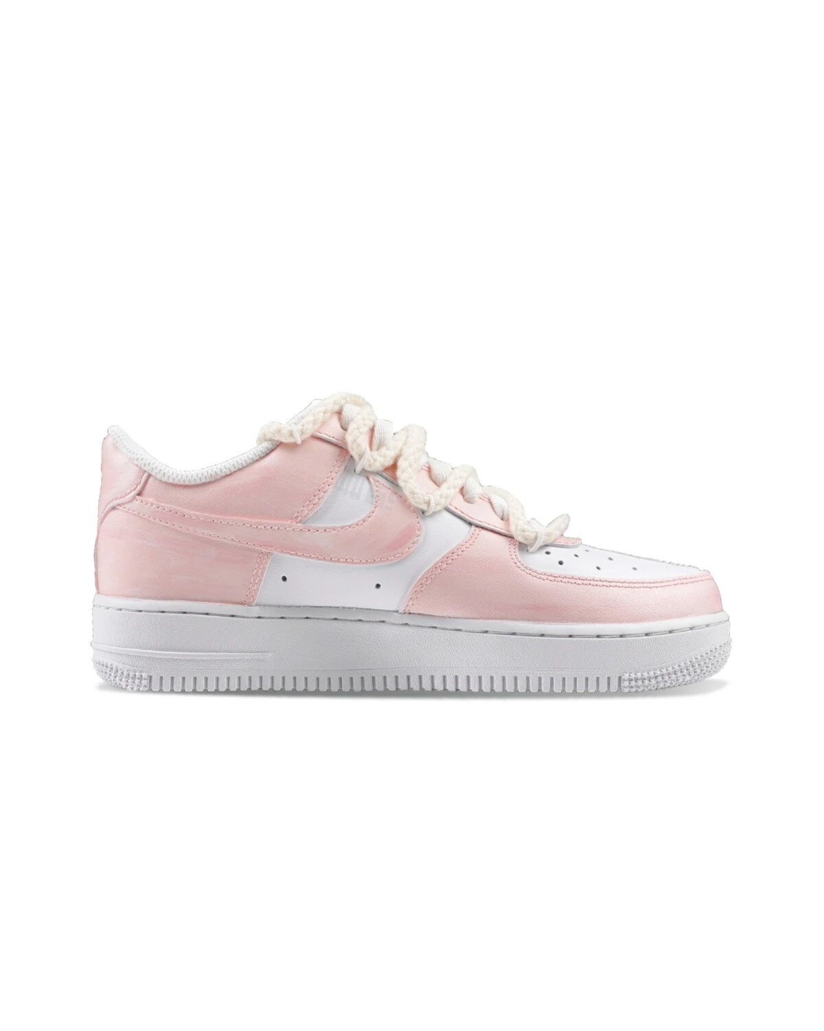 Nike Air Force 1 женские кроссовки нескользящие розовые картинка