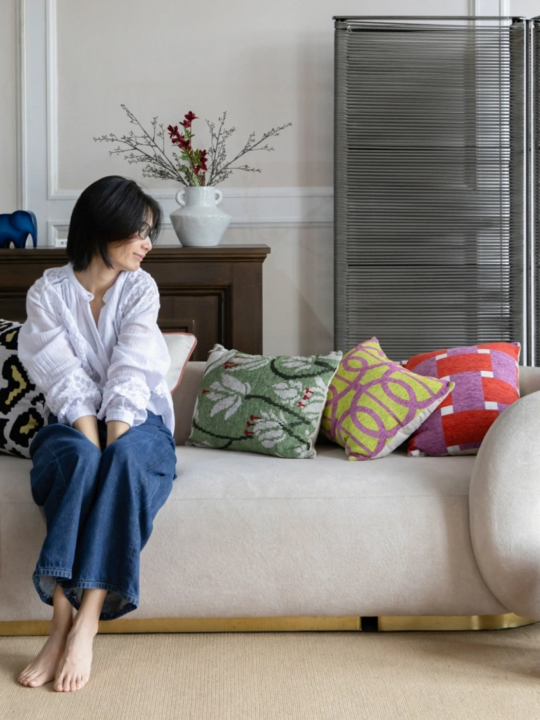 Бархатная подушка Ruonai Moroccan Series «Марракеш» для дивана картинка