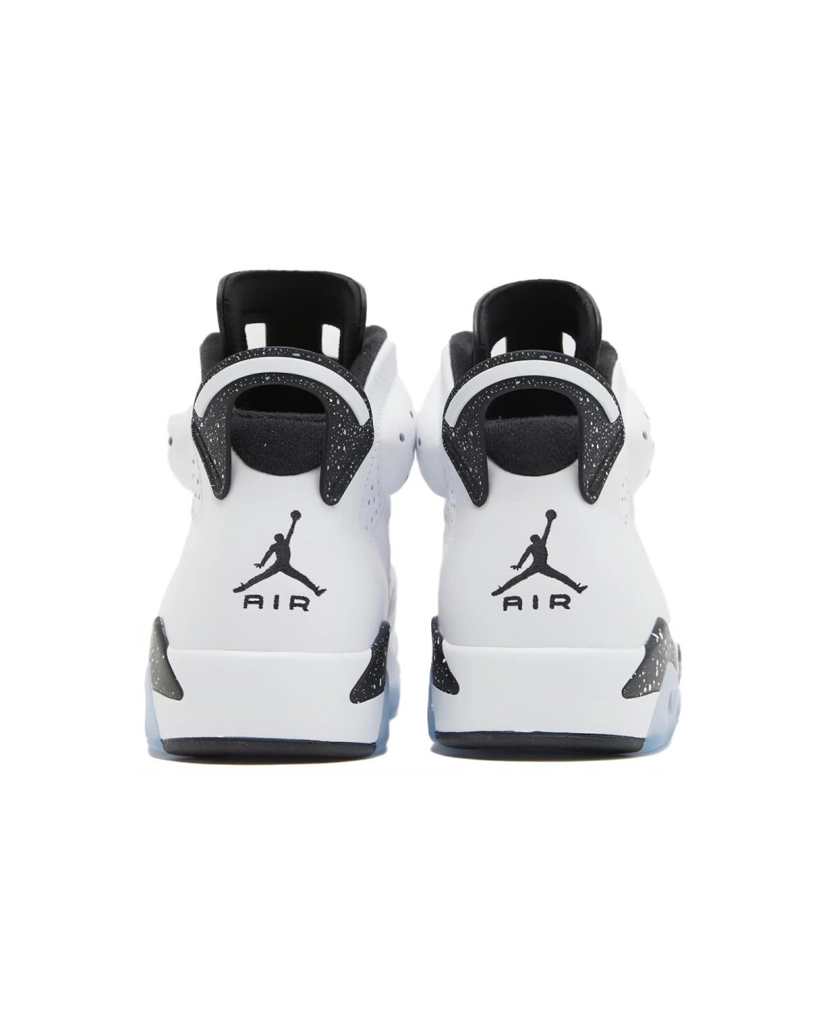 Jordan Air Jordan 6 MID unisex кроссовки белые с черными вставками картинка