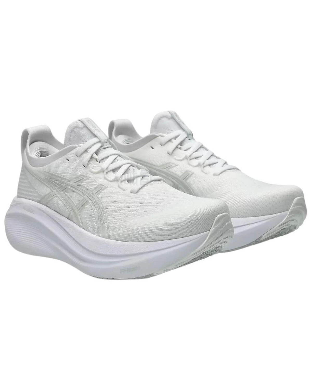 Asics GEL-NIMBUS 27 женские спортивные кроссовки белые для бега картинка