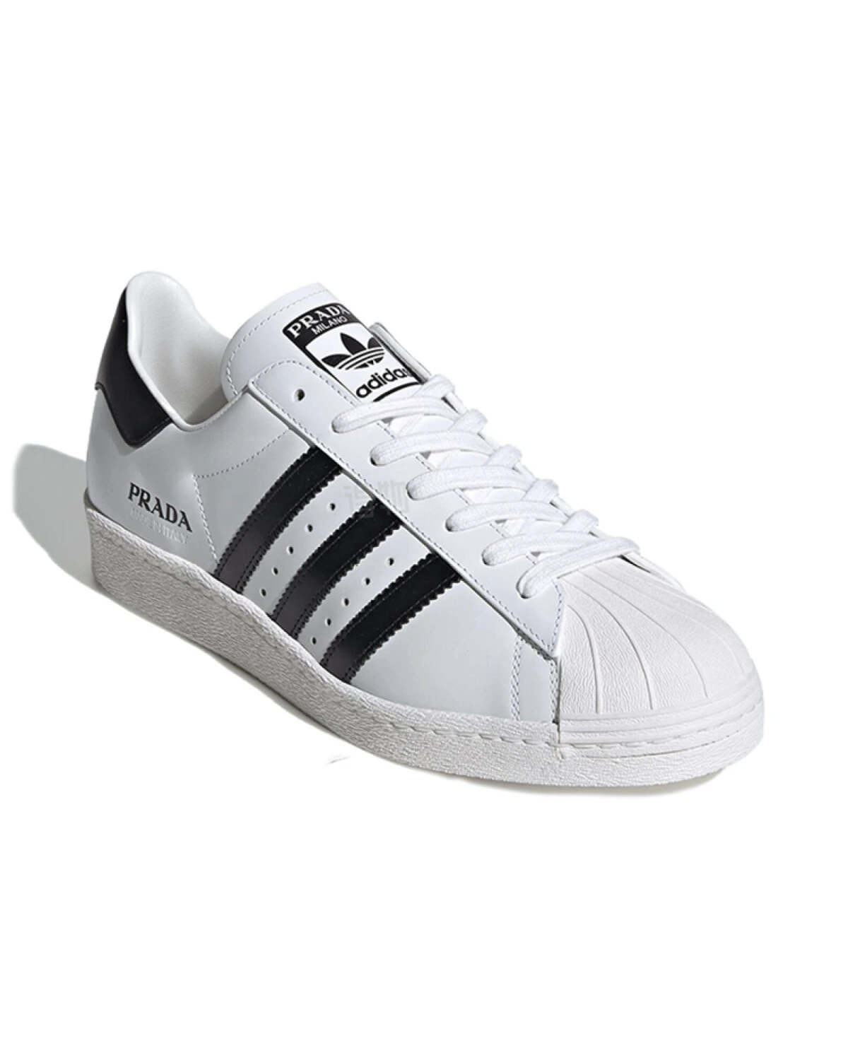 Prada x Adidas Originals Superstar Unisex кеды бело-черные картинка