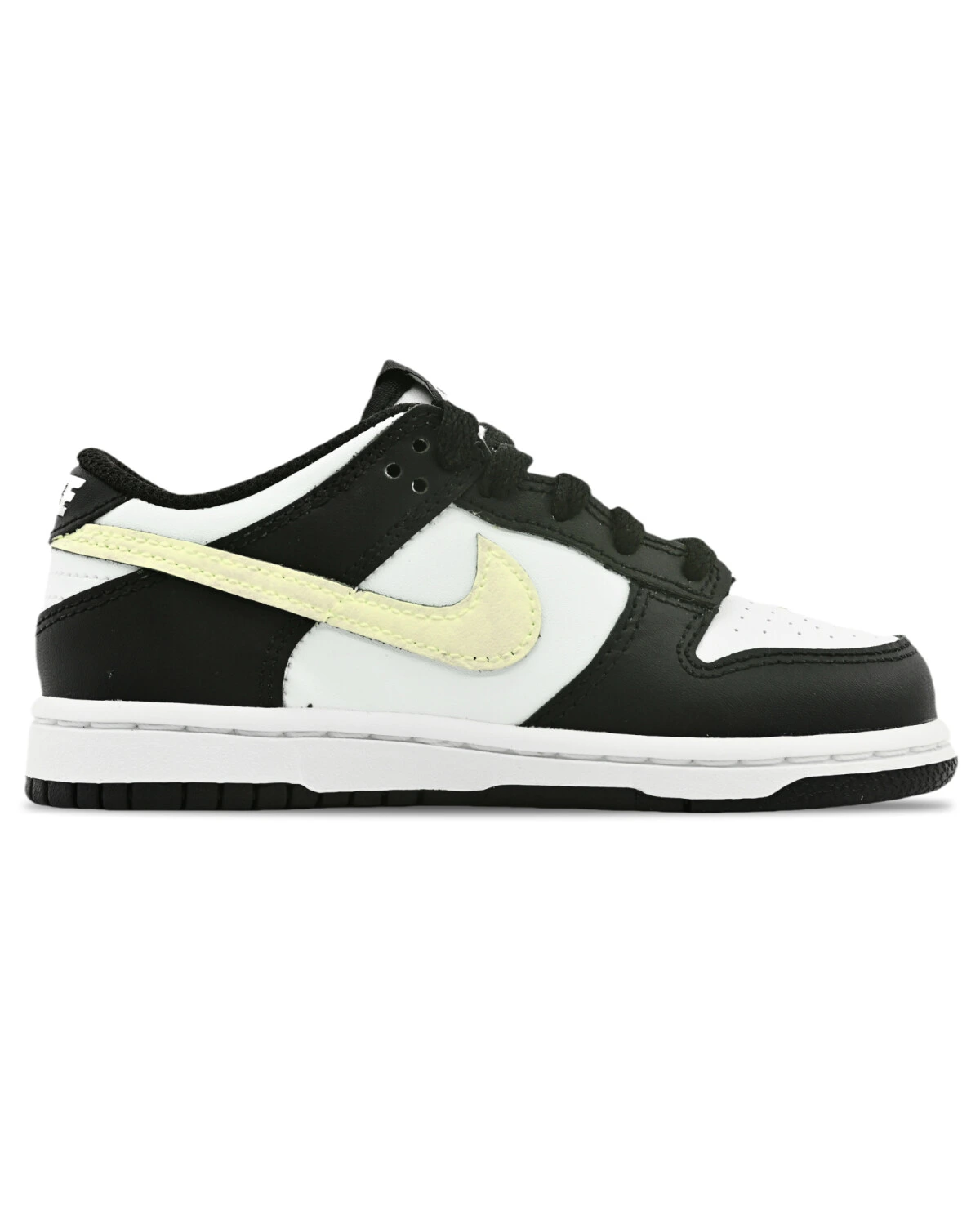 Nike Dunk White/Black детские кроссовки с ручной росписью черно-белые картинка