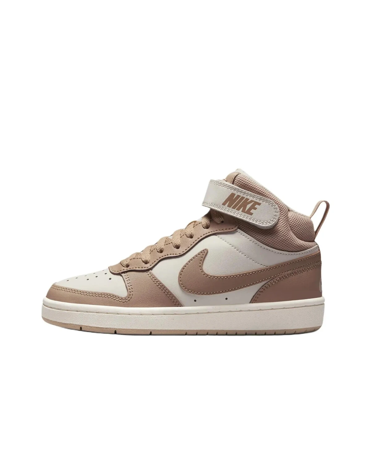 Nike Court Borough детские кеды жёлтые средние ретро стиль картинка