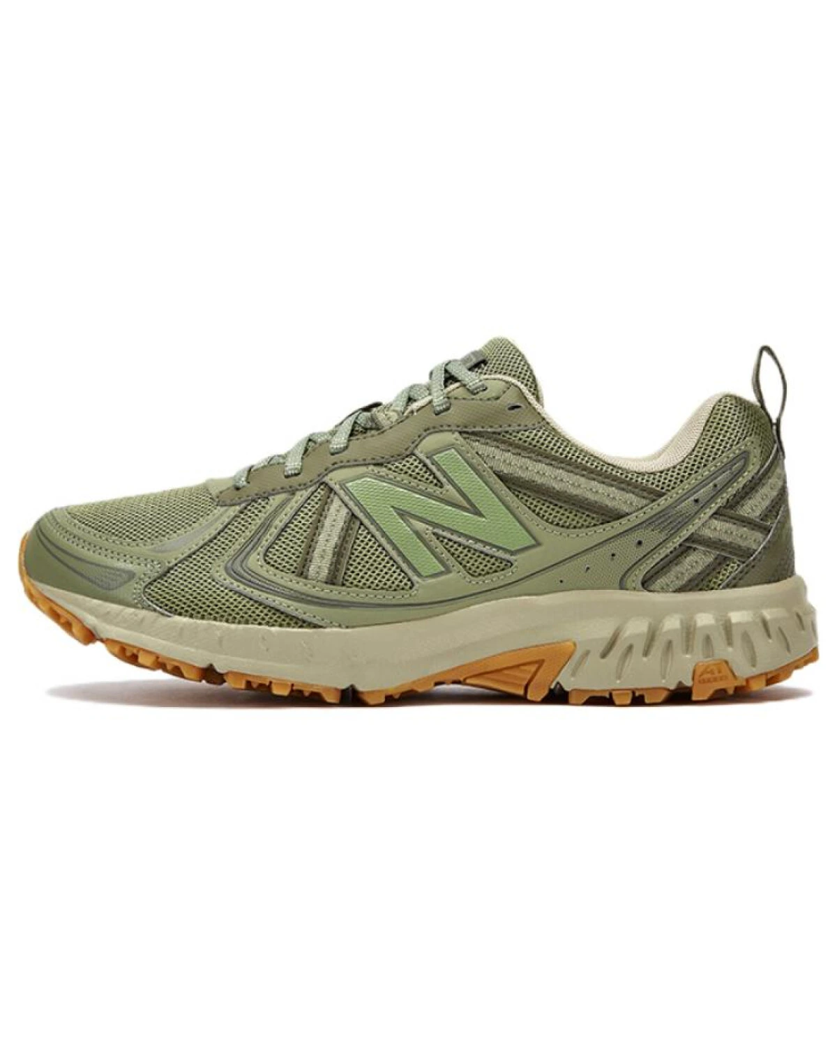 New Balance 410 унисекс кроссовки зелёные для бега картинка