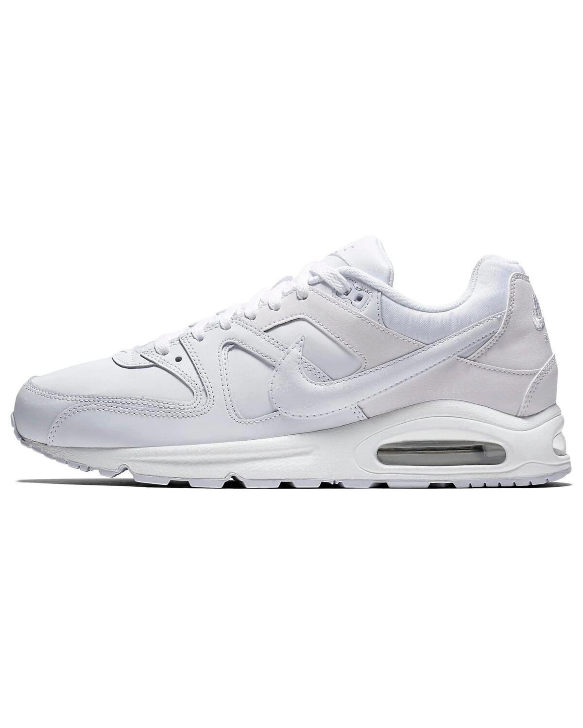 Nike Air Max Command мужские повседневные кроссовки из натуральной кожи белого цвета картинка