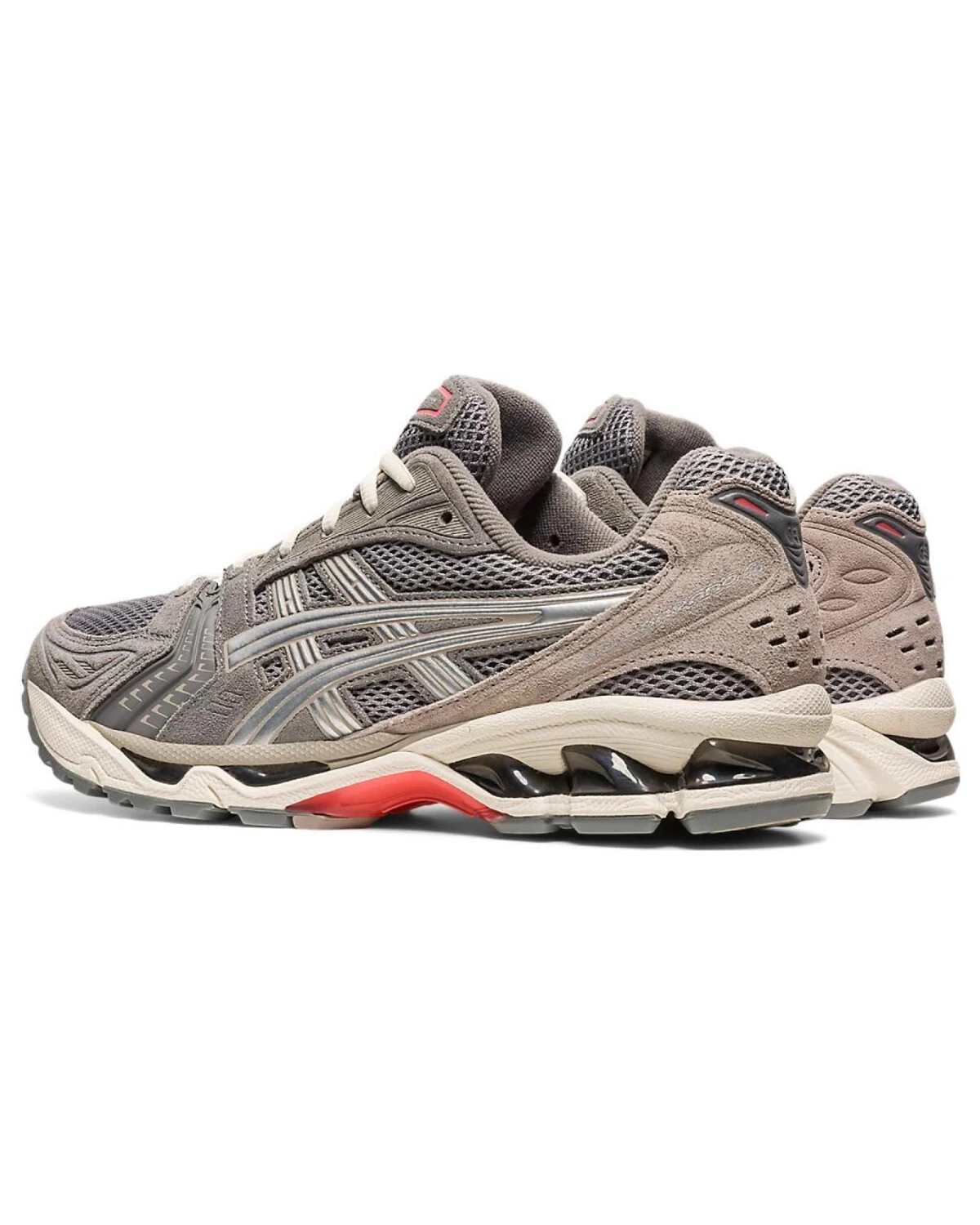 Asics Gel-Kayano 14 мужские спортивные кроссовки серо-коричневые картинка