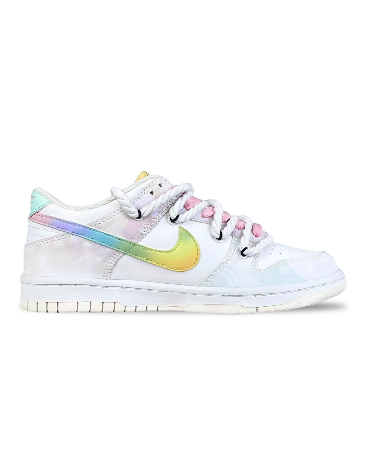 Nike Dunk детские кроссовки пастельные антискользящие картинка