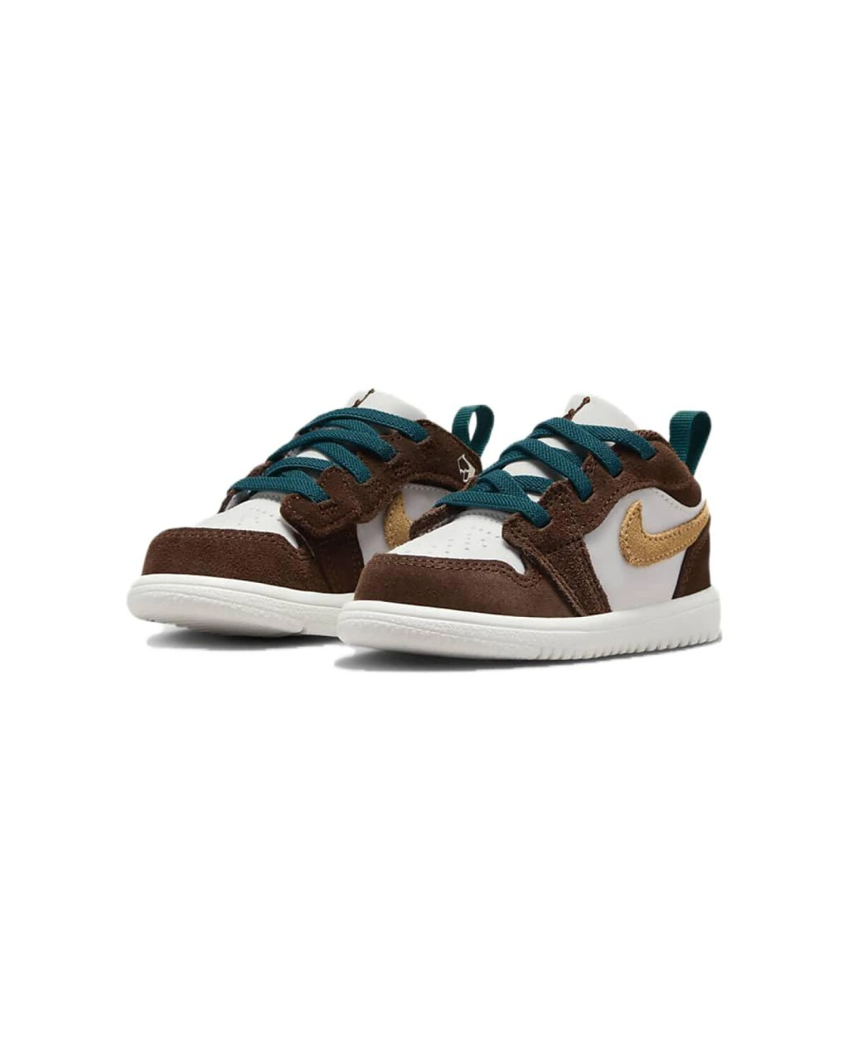 Jordan Air Jordan 1 Low Alt SE детские кроссовки желто-коричневые синтетические картинка
