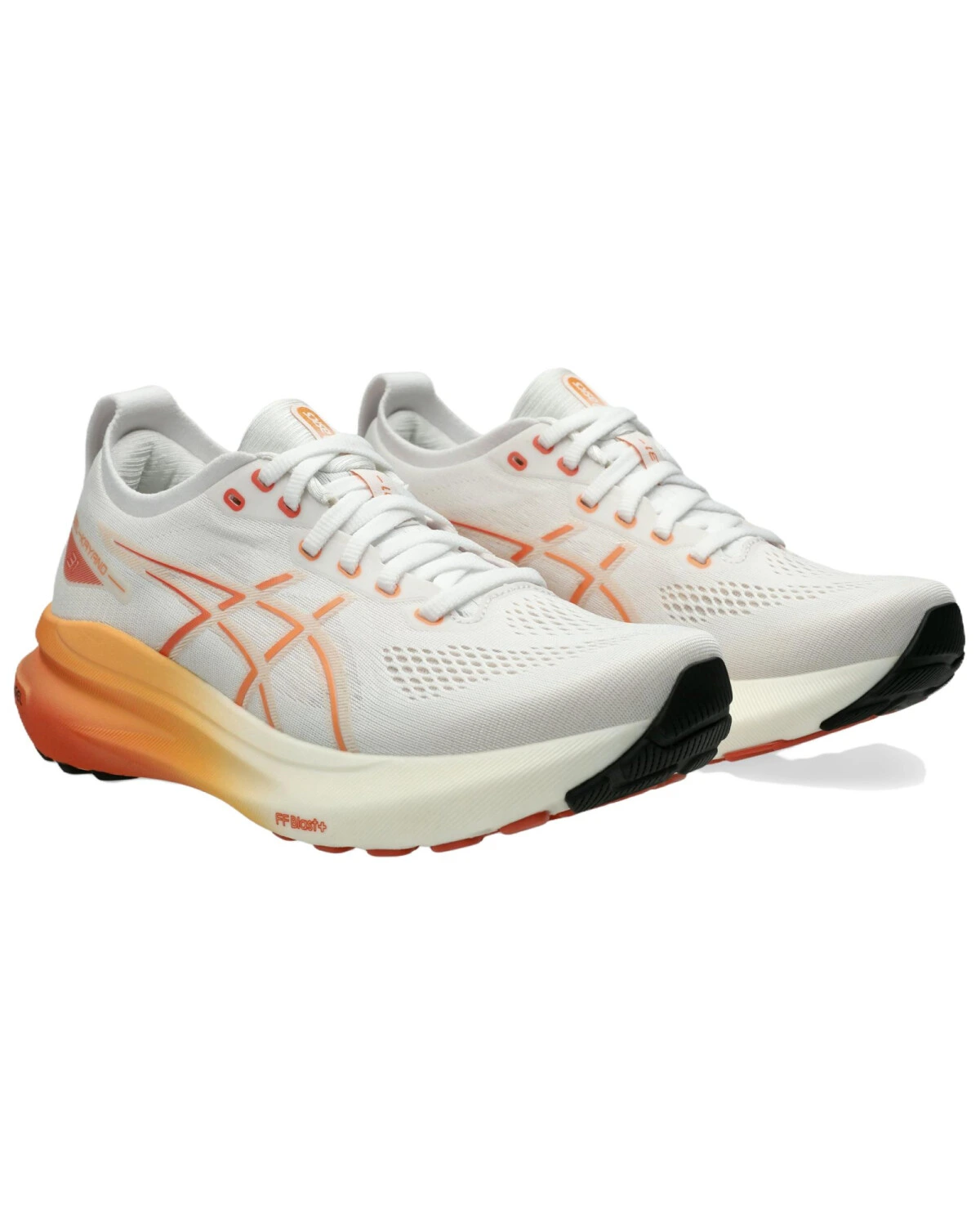Asics Gel-Kayano 31 женские кроссовки стабильная поддержка износостойкие бело-оранжевые картинка