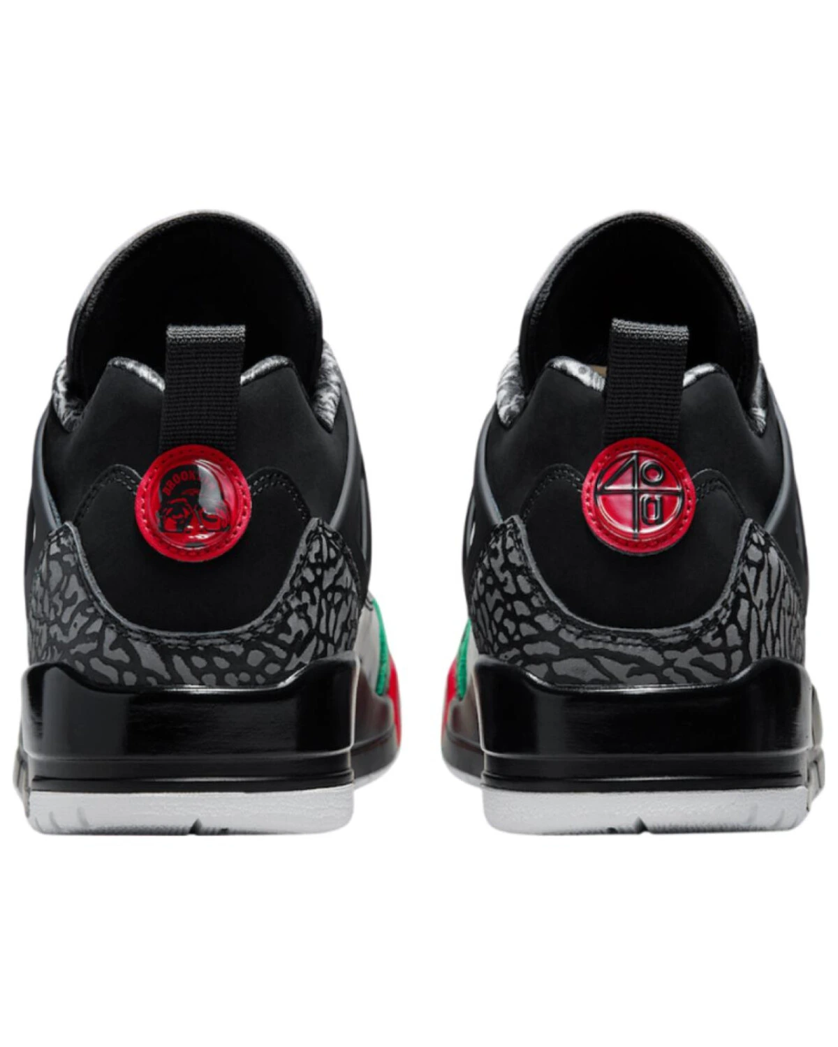 Jordan Spizike Low OG мужские кроссовки ретро черно-красные с амортизацией Air картинка