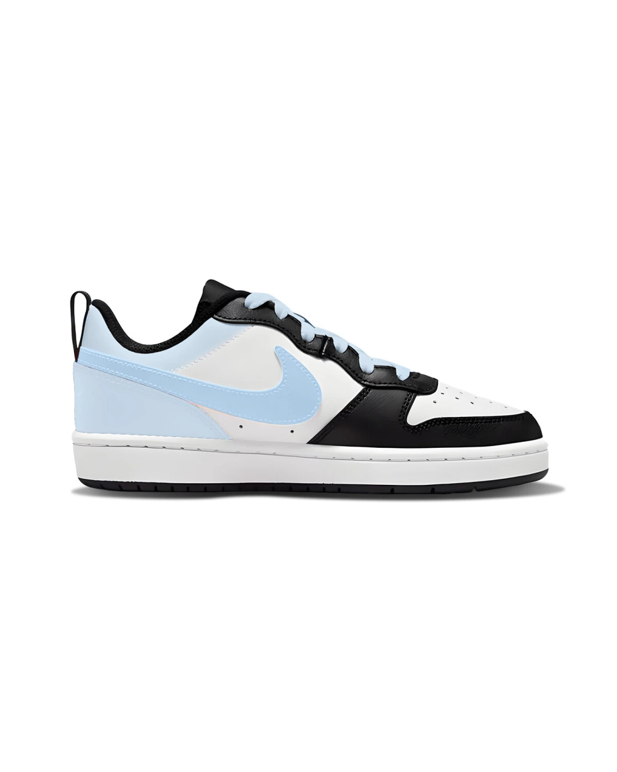 Nike Court Borough детские кроссовки с амортизацией сине-черные картинка