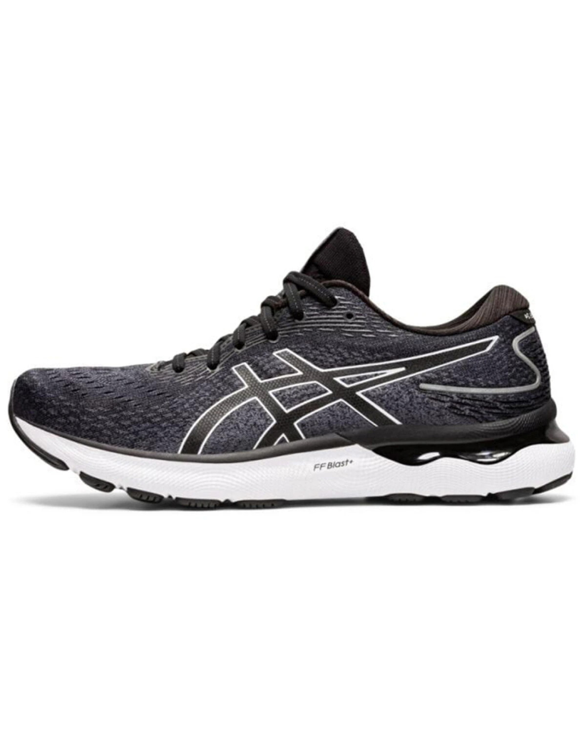 Asics GEL-Nimbus 24 мужские кроссовки для марафона черно-белые картинка