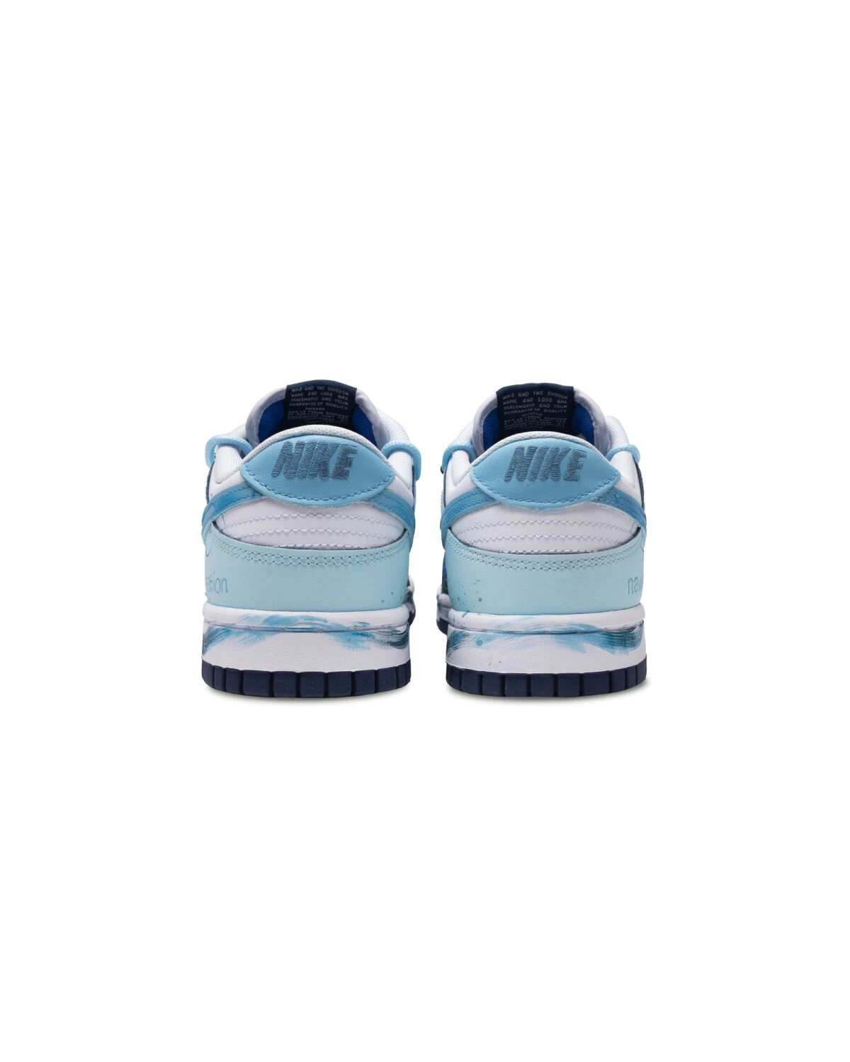 Nike Dunk Rottweiler Dolphin мужские кроссовки бело-синие картинка
