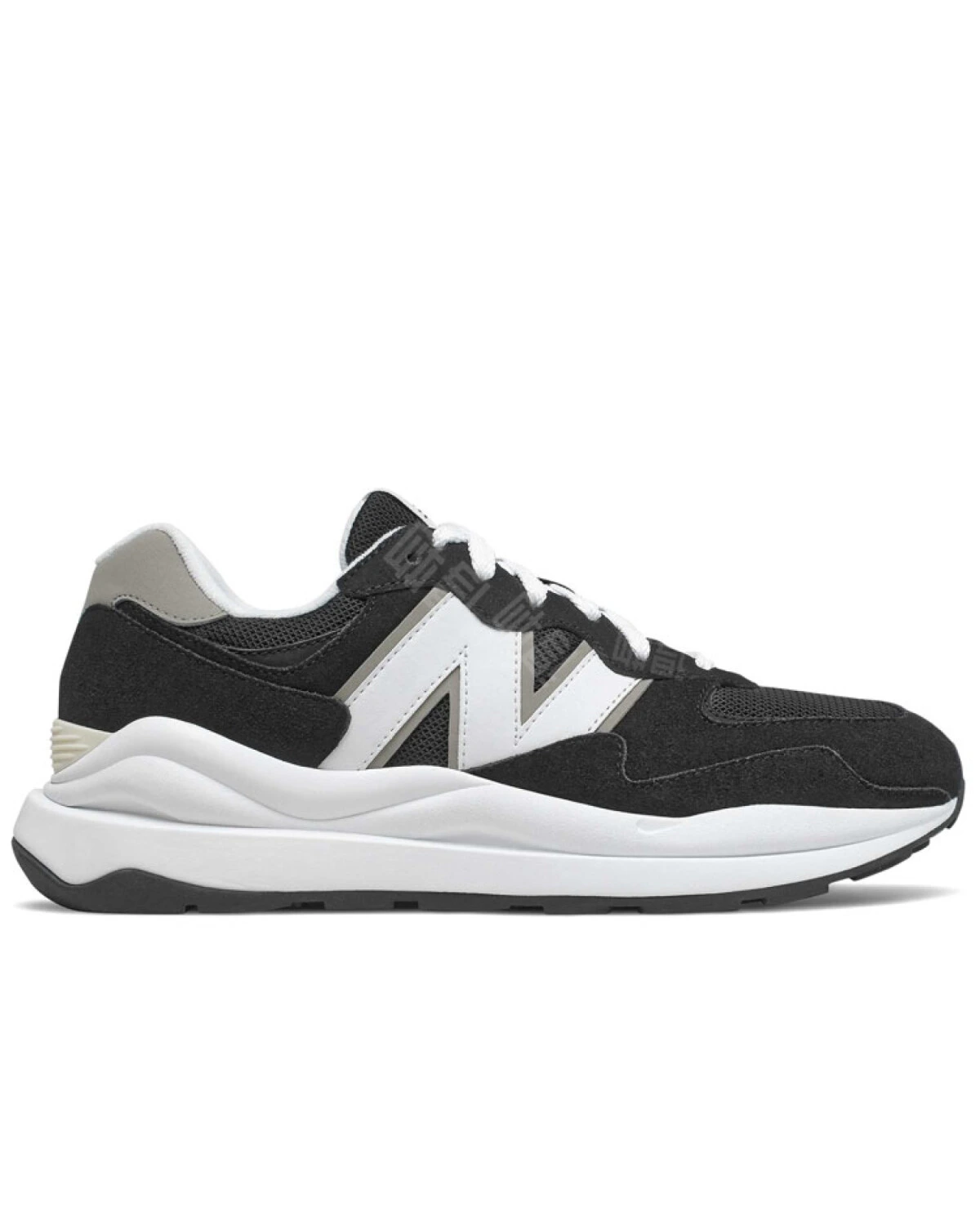 New Balance 5740 унисекс повседневные кроссовки кожаные черно-белые картинка