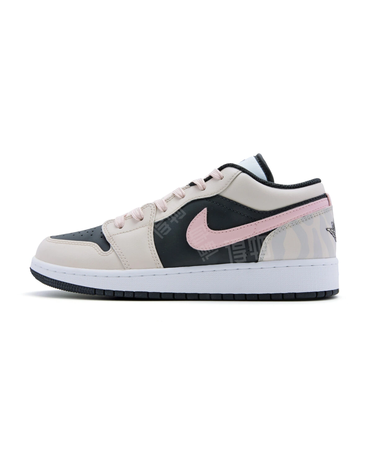 Jordan Air Jordan 1 Low мужские кроссовки черно-розово-желтые с амортизацией картинка