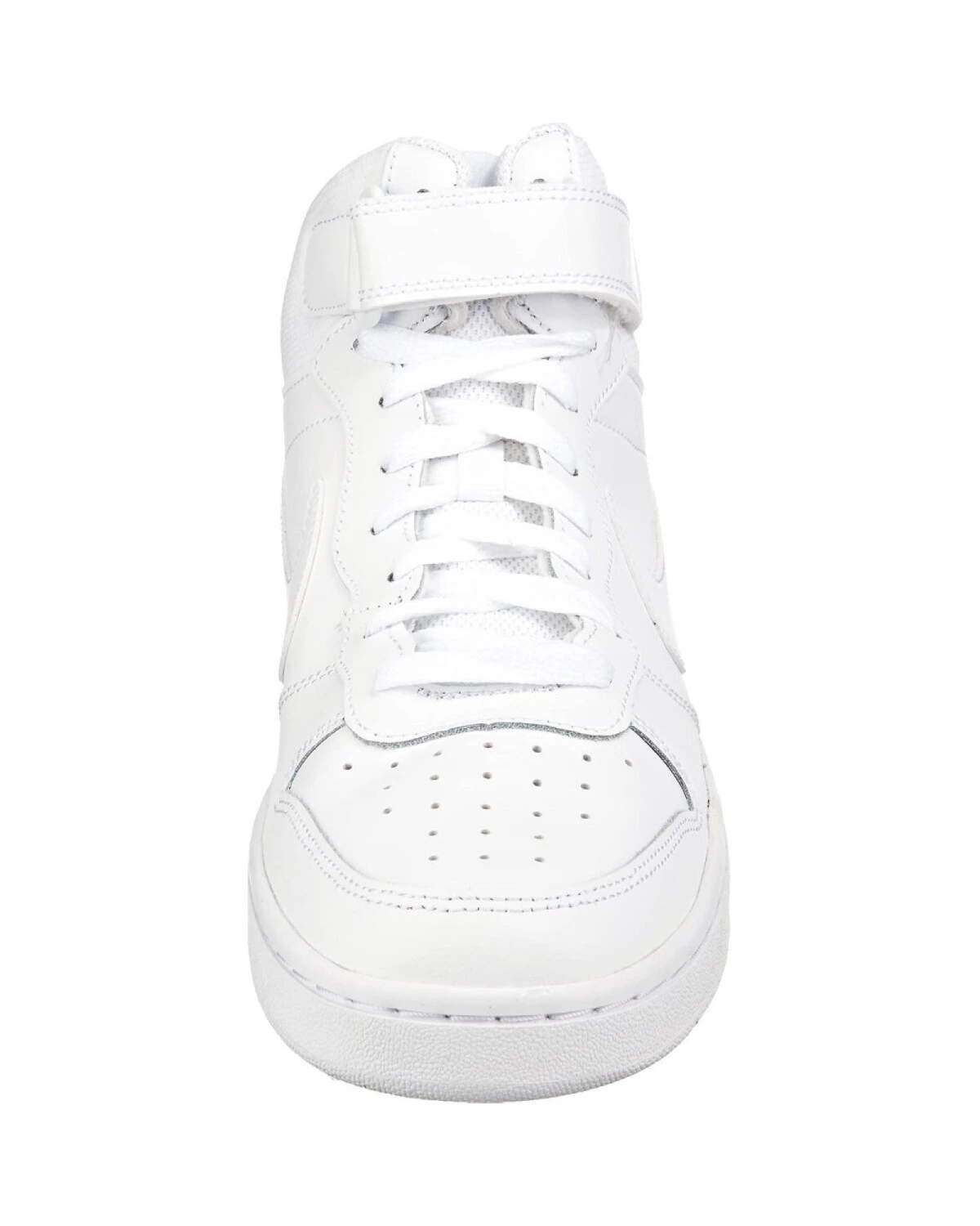 Nike Court Borough Mid 2 детские кроссовки с магнитной застежкой белые картинка