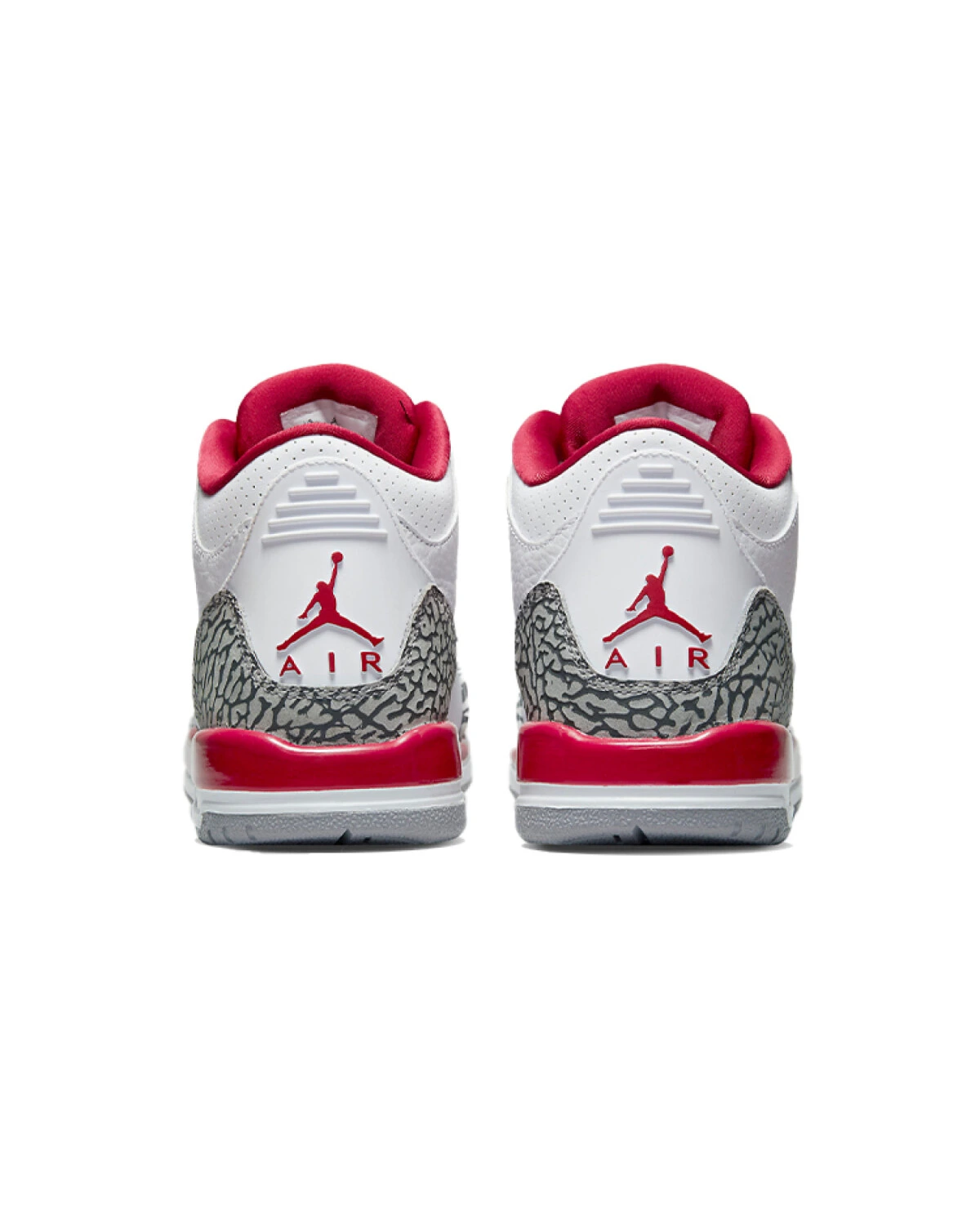 Jordan Air Jordan 3 Retro "Cardinal Red" детские кроссовки для баскетбола бело-вишнёвые картинка