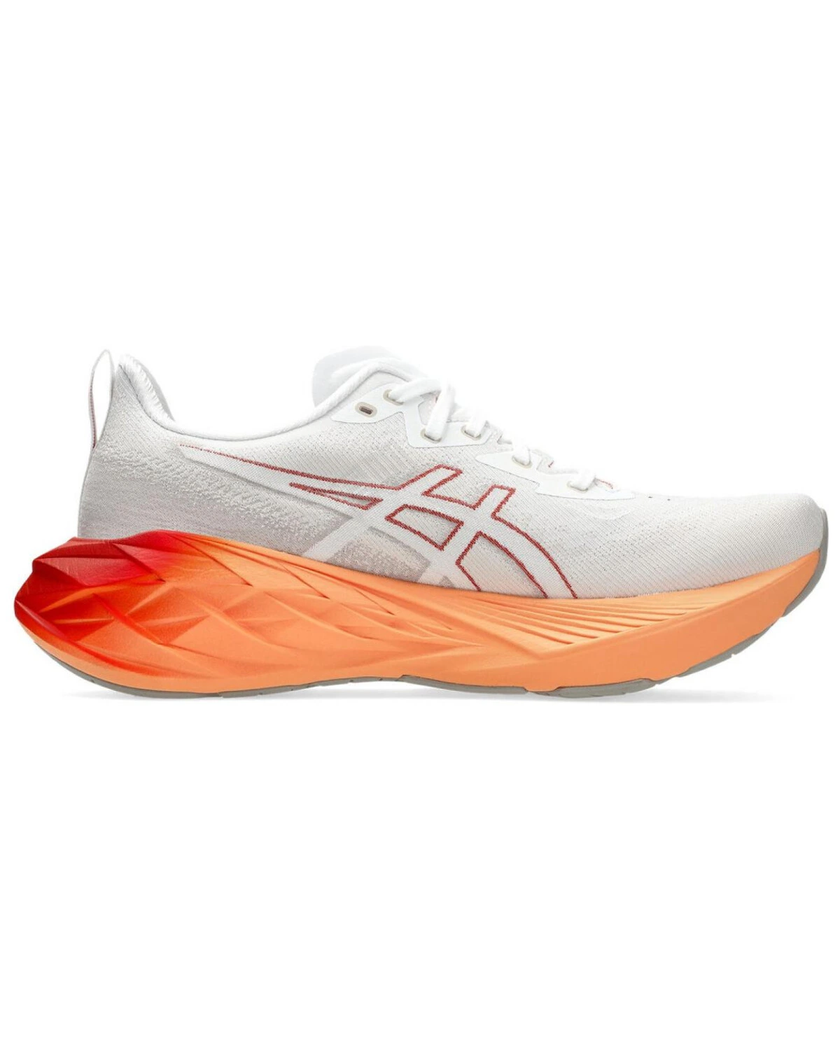 Asics Novablast 4 мужские кроссовки для бега с амортизацией белые картинка