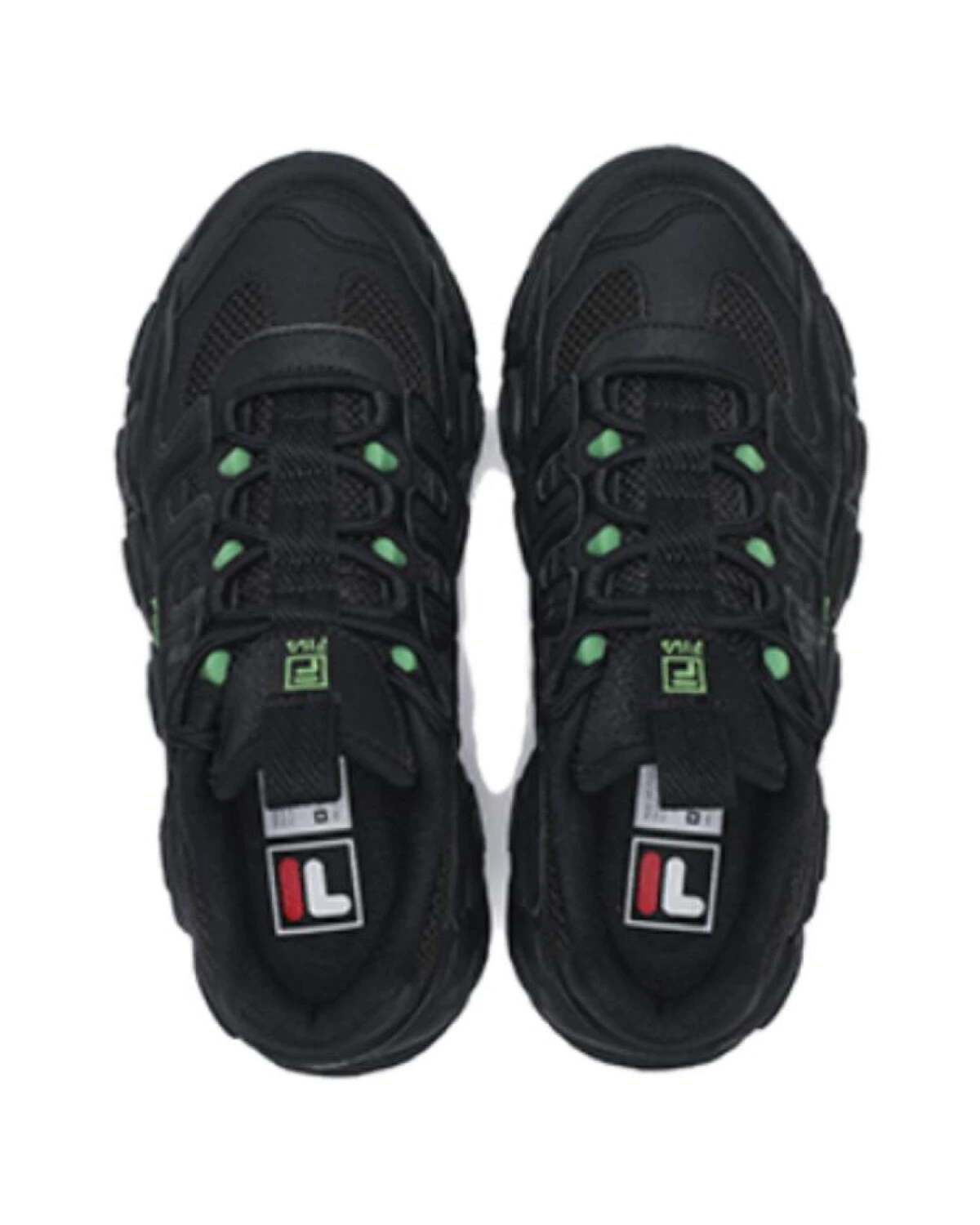 FILA Croissant мужские кроссовки черные комфортные повседневные картинка