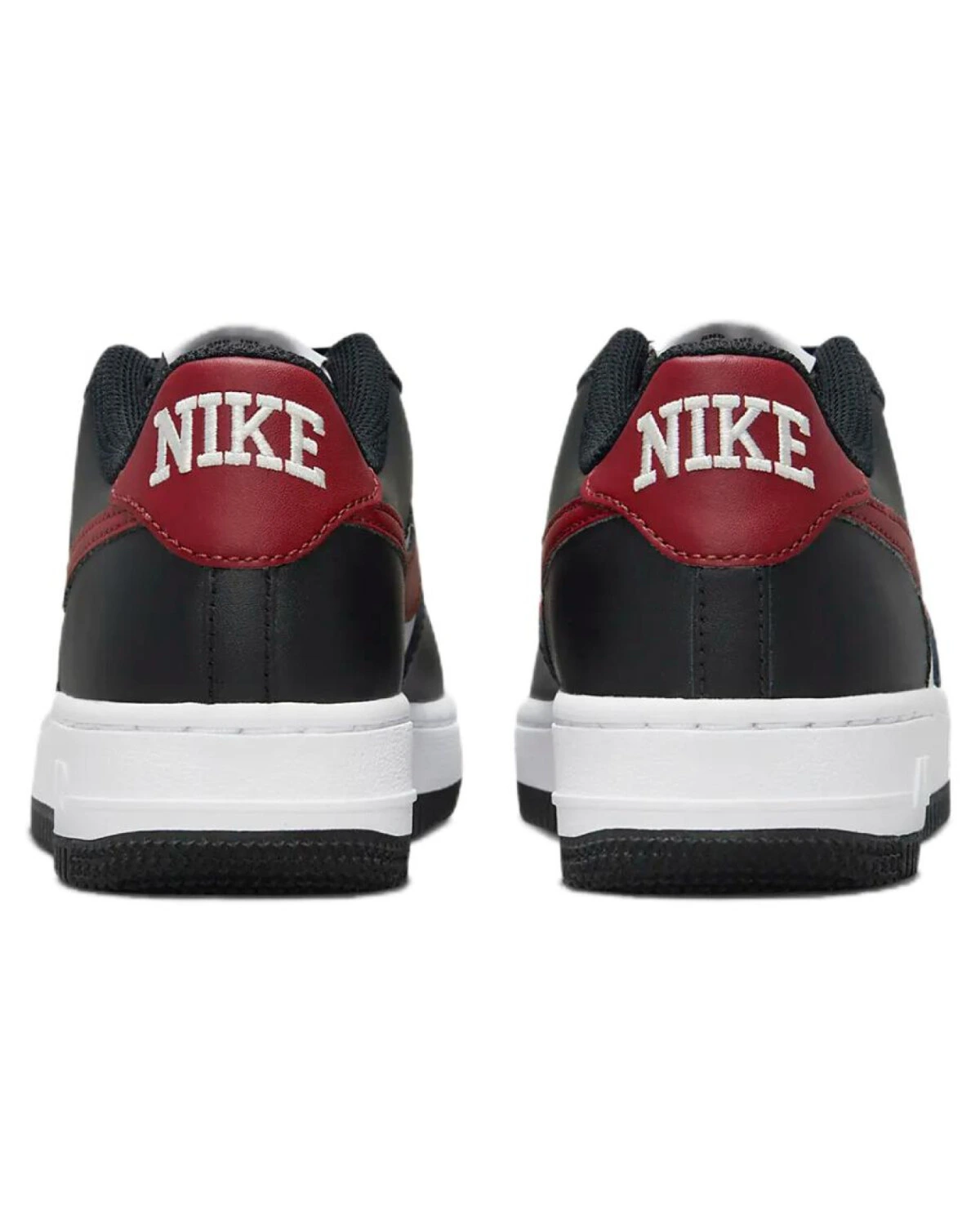 Nike Air Force 1 детские кроссовки черно-белые картинка