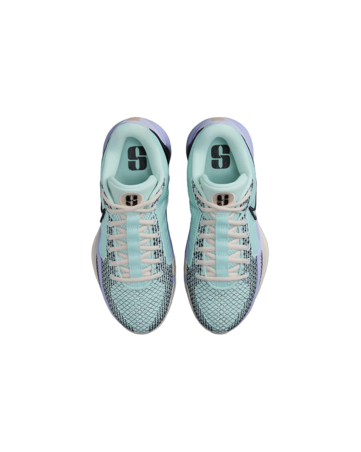 Nike Sabrina 1 женские спортивные кроссовки серебристо-зеленые картинка