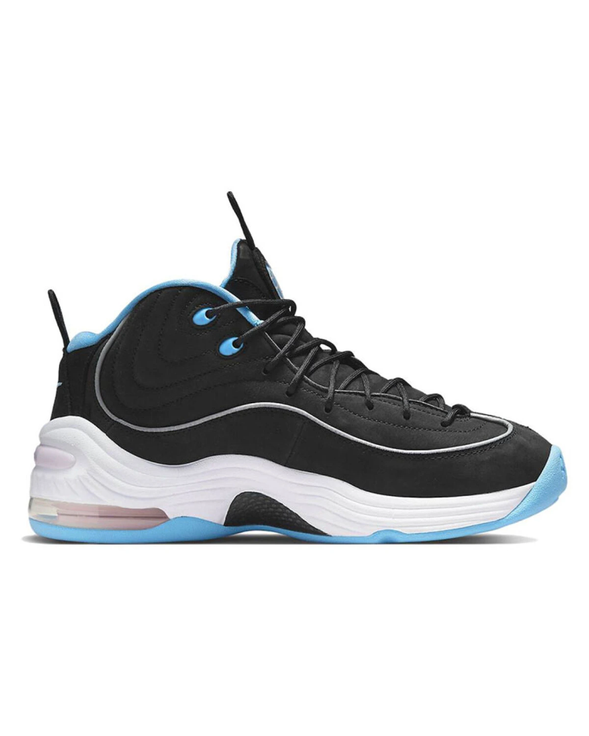 Nike Air Max Penny 2 мужские кроссовки черно-синие средние картинка