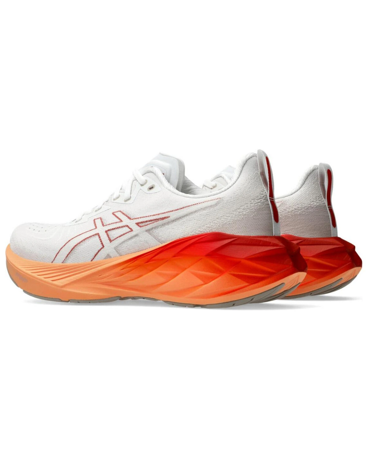 Asics Novablast 4 мужские кроссовки для бега с амортизацией белые картинка