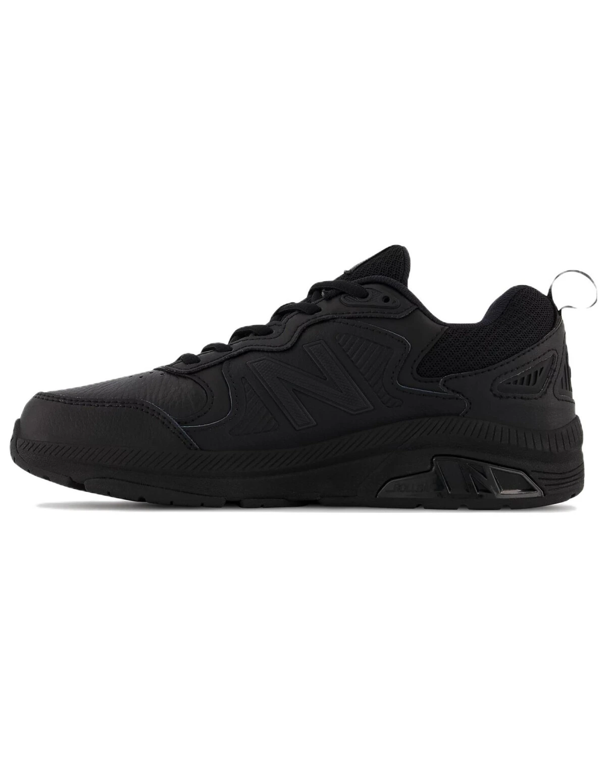 New Balance MX857 v3 женские кроссовки из кожи чёрные картинка