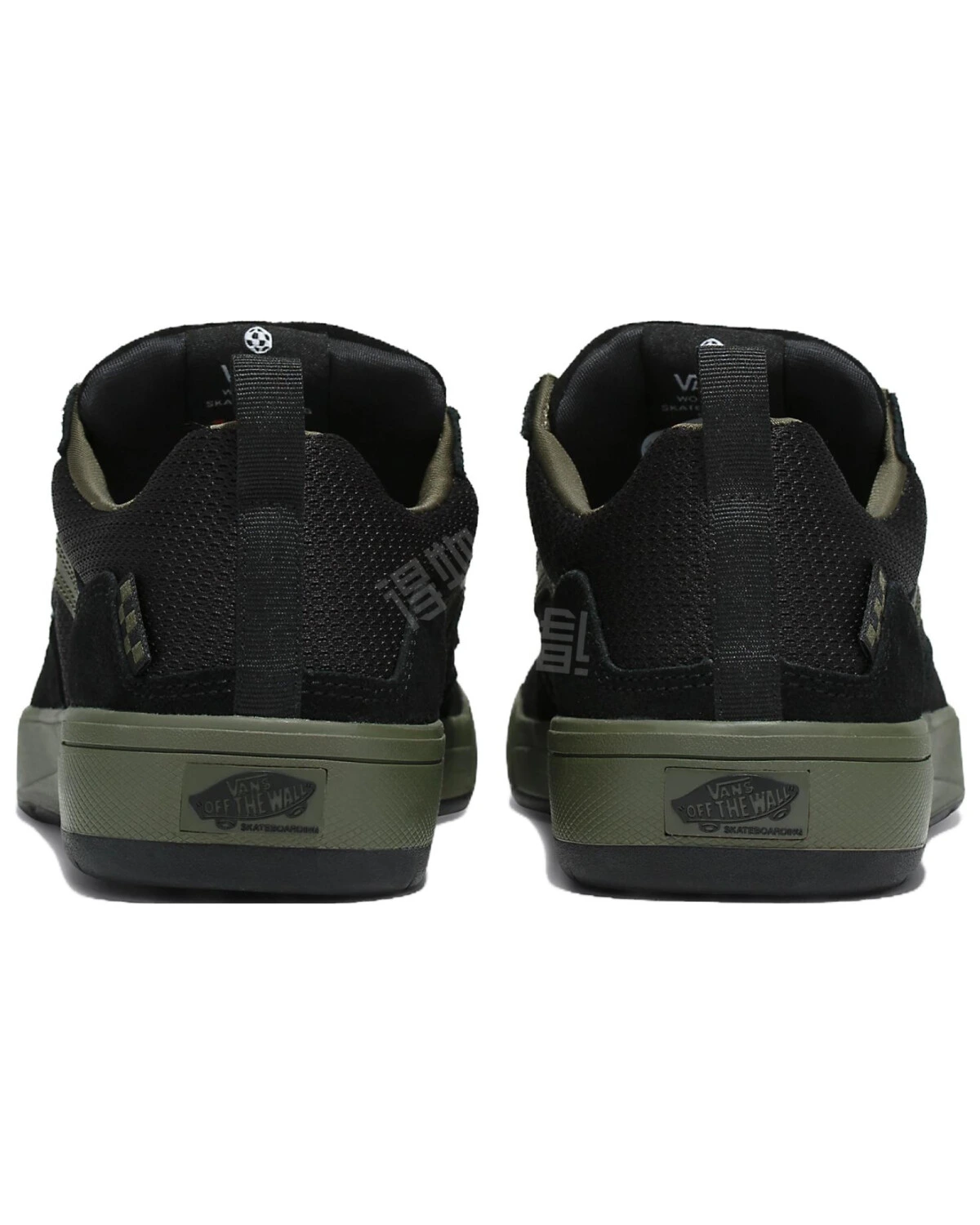 Vans Zahba мужские и женские кеды черно-зеленые картинка