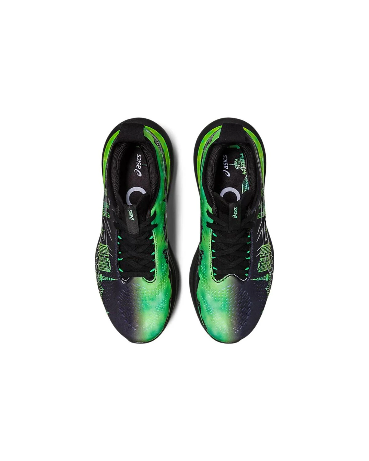 Asics GEL-Nimbus 25 'Tokyo Marathon 2023' мужские кроссовки для марафона черно-зеленые картинка