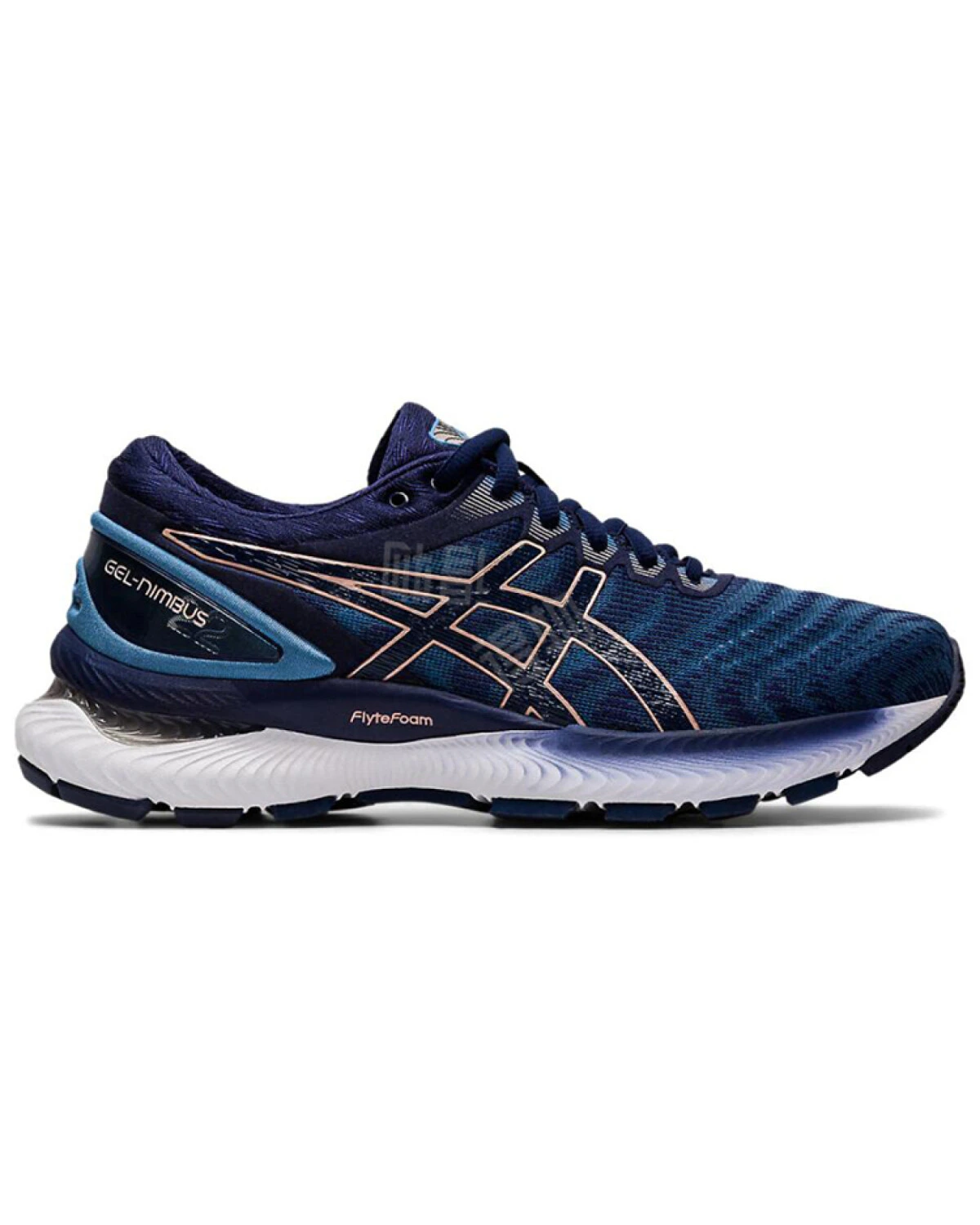 Asics GEL-Nimbus 22 женские спортивные кроссовки дышащие синие картинка