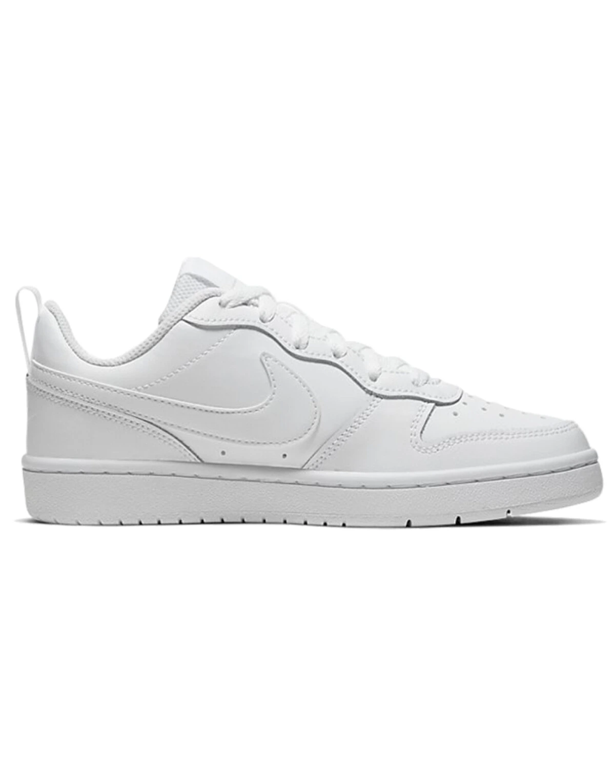 Nike Court Borough Low 2 детские кеды белые с амортизацией и износостойкостью картинка