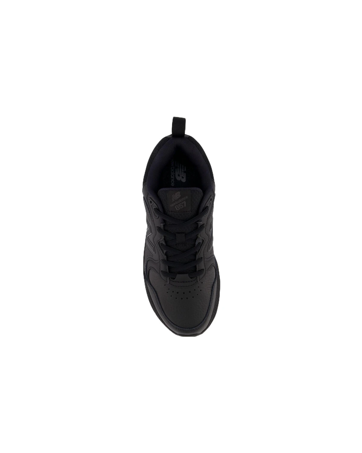 New Balance MX857 v3 женские кроссовки из кожи чёрные картинка