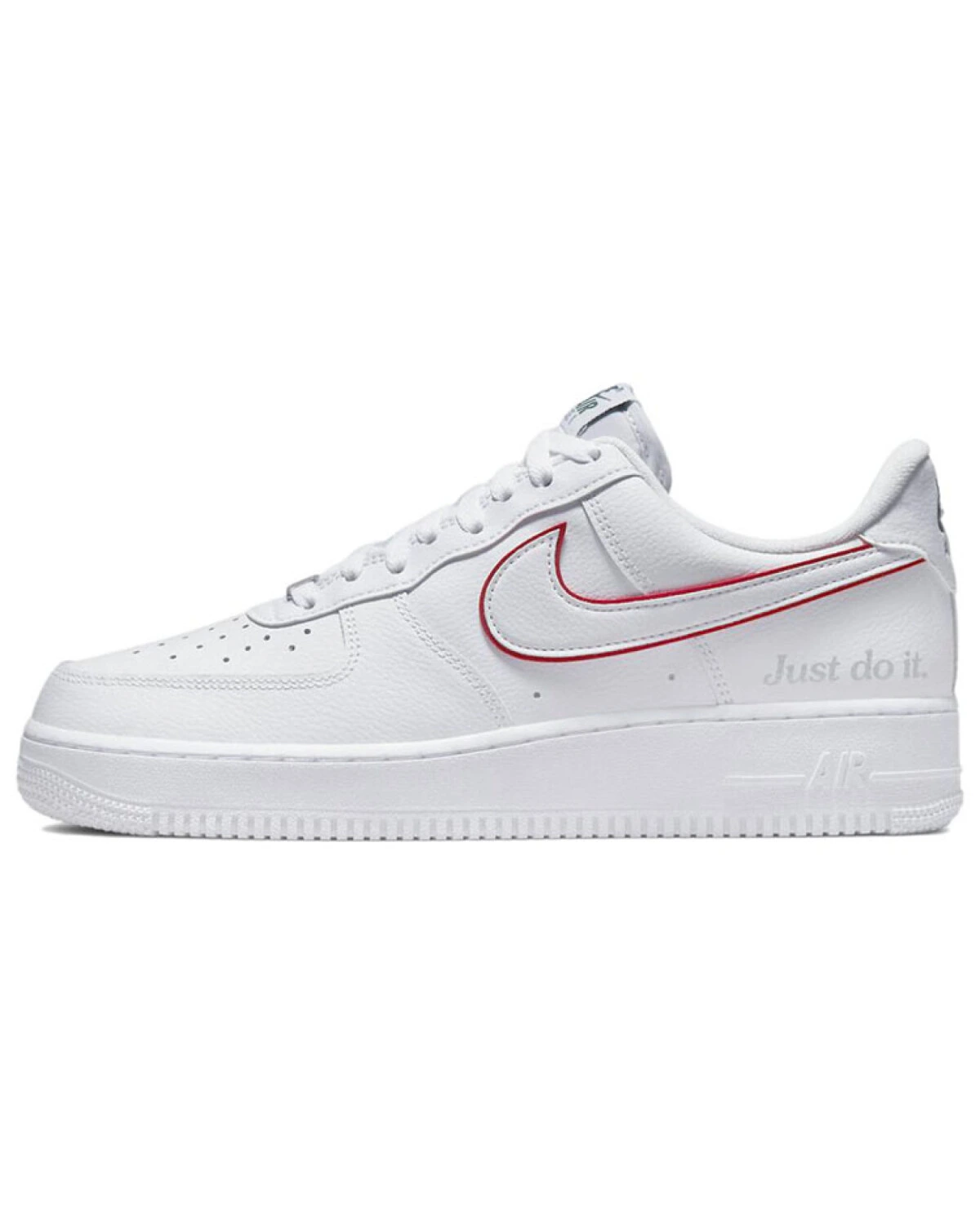 Nike Air Force 1 унисекс кроссовки белые из натуральной кожи картинка
