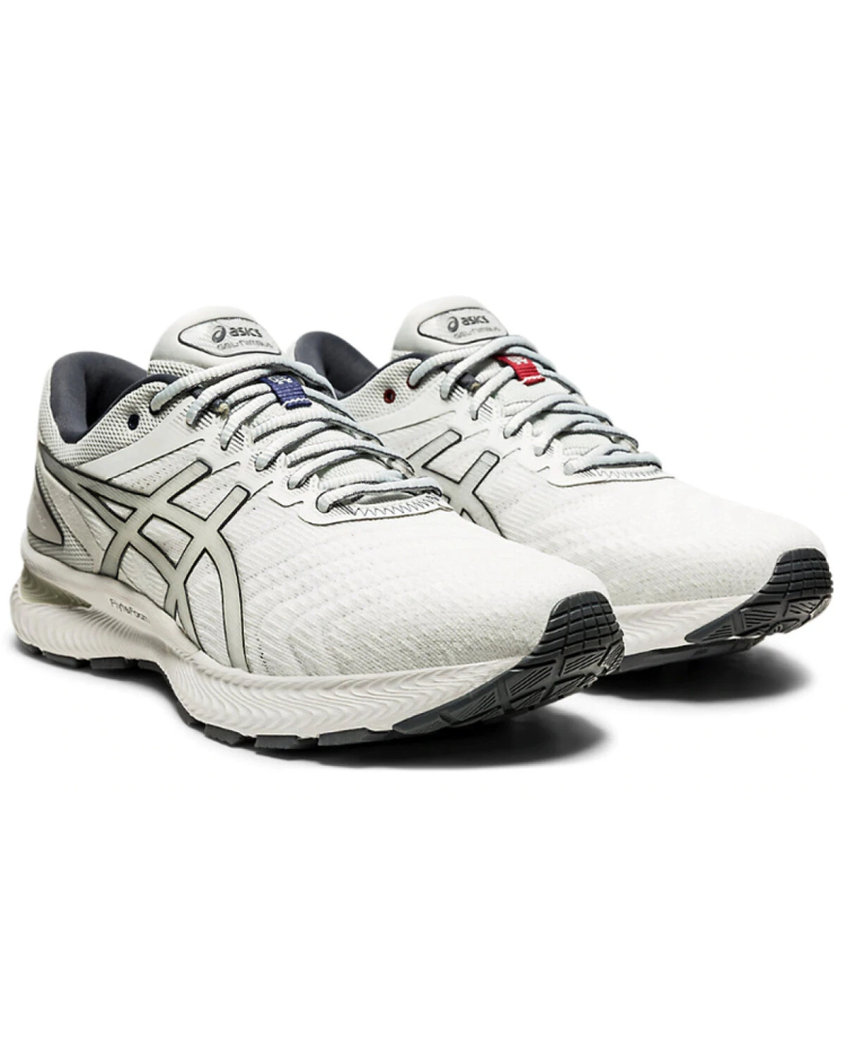Asics GEL-Nimbus 22 мужские кроссовки для бега серо-белые картинка